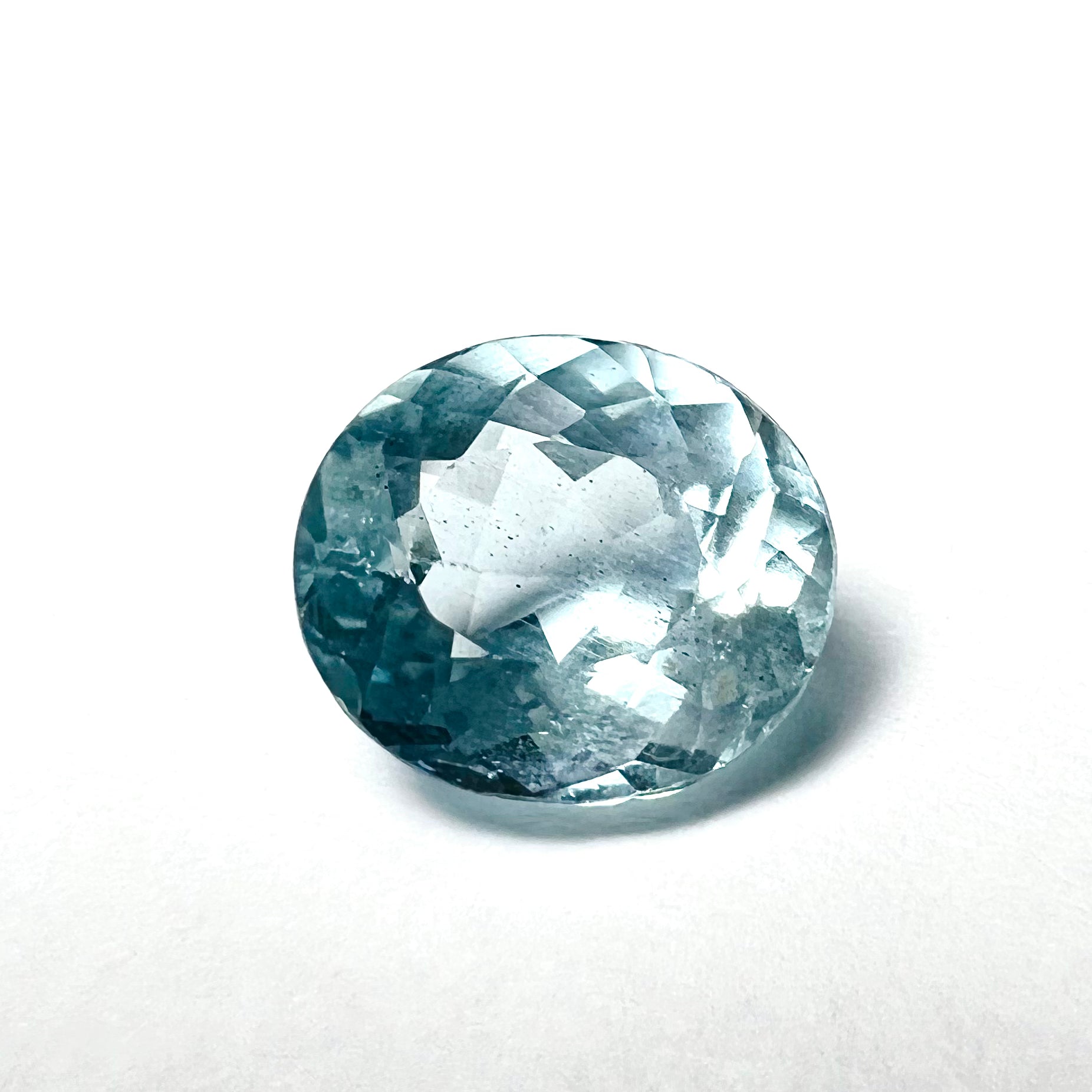 1.94CTW Loose Natural Aquamarine 8.5x7x5mm Earth mined Gemstone