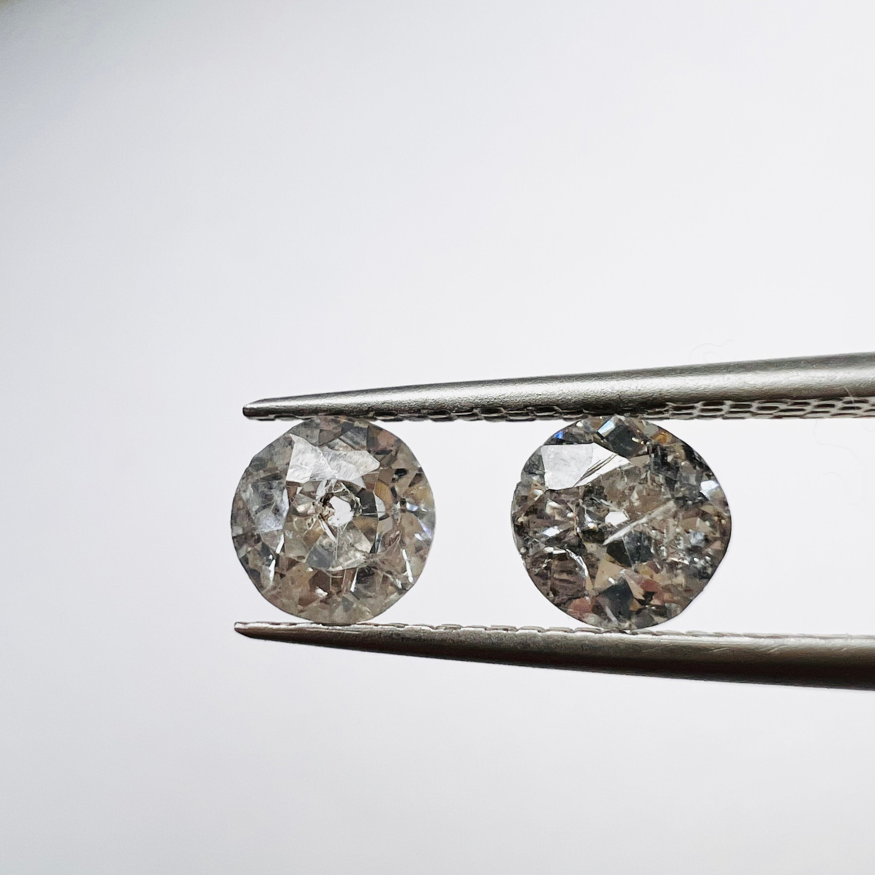 1.12CT Old Mine Cut Diamond H/J I2 5.5mm Natural Earth mined