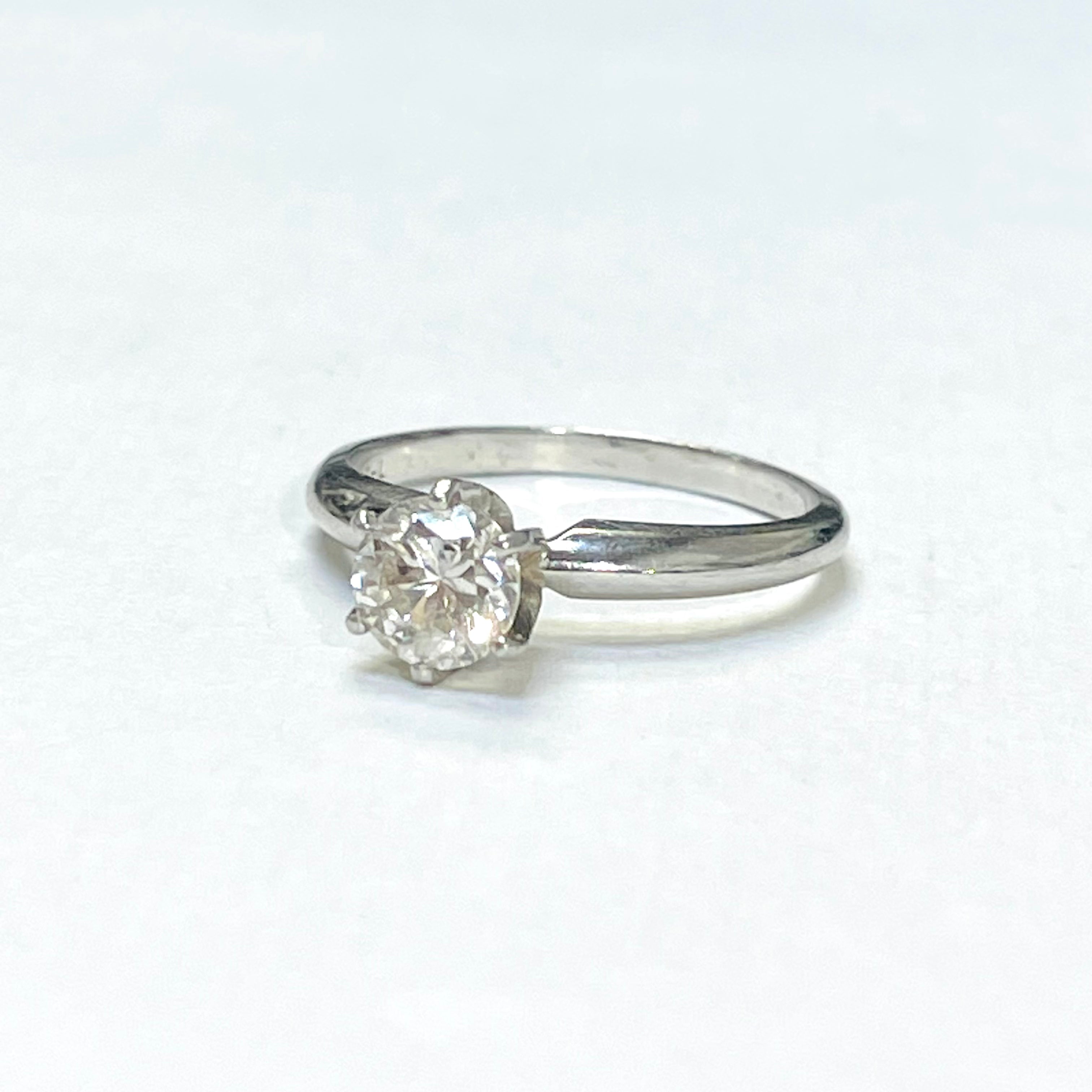 .72CT Diamond Solitaire Ring in Platinum Size 6