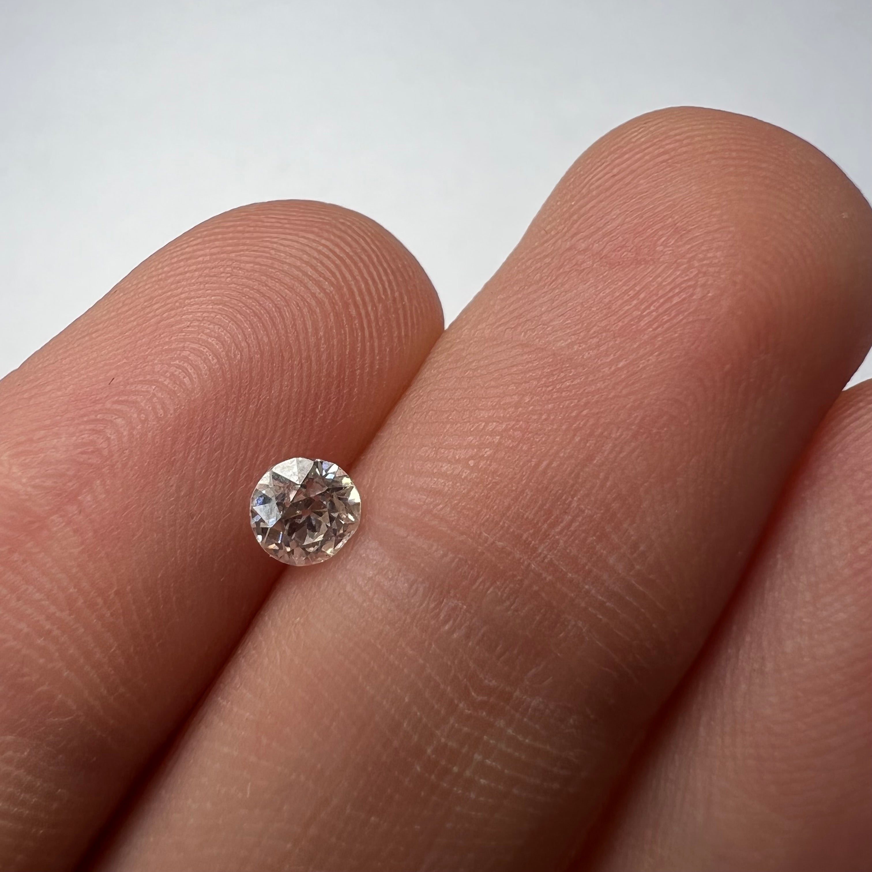 .33CT Old Mine Cut Diamond I VS2 4.35x2.77mm Natural Earth mined