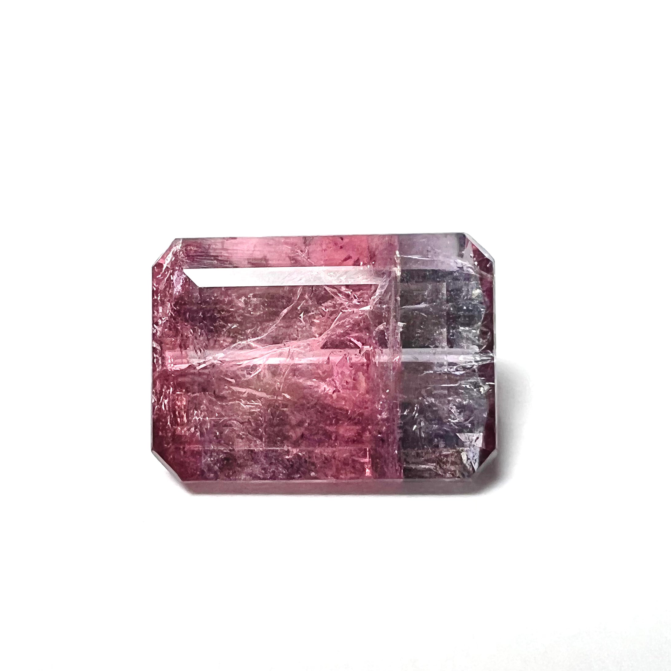 4.66CT Natural Bicolor Tourmaline 11x8x4mm Earth mined Gemstone