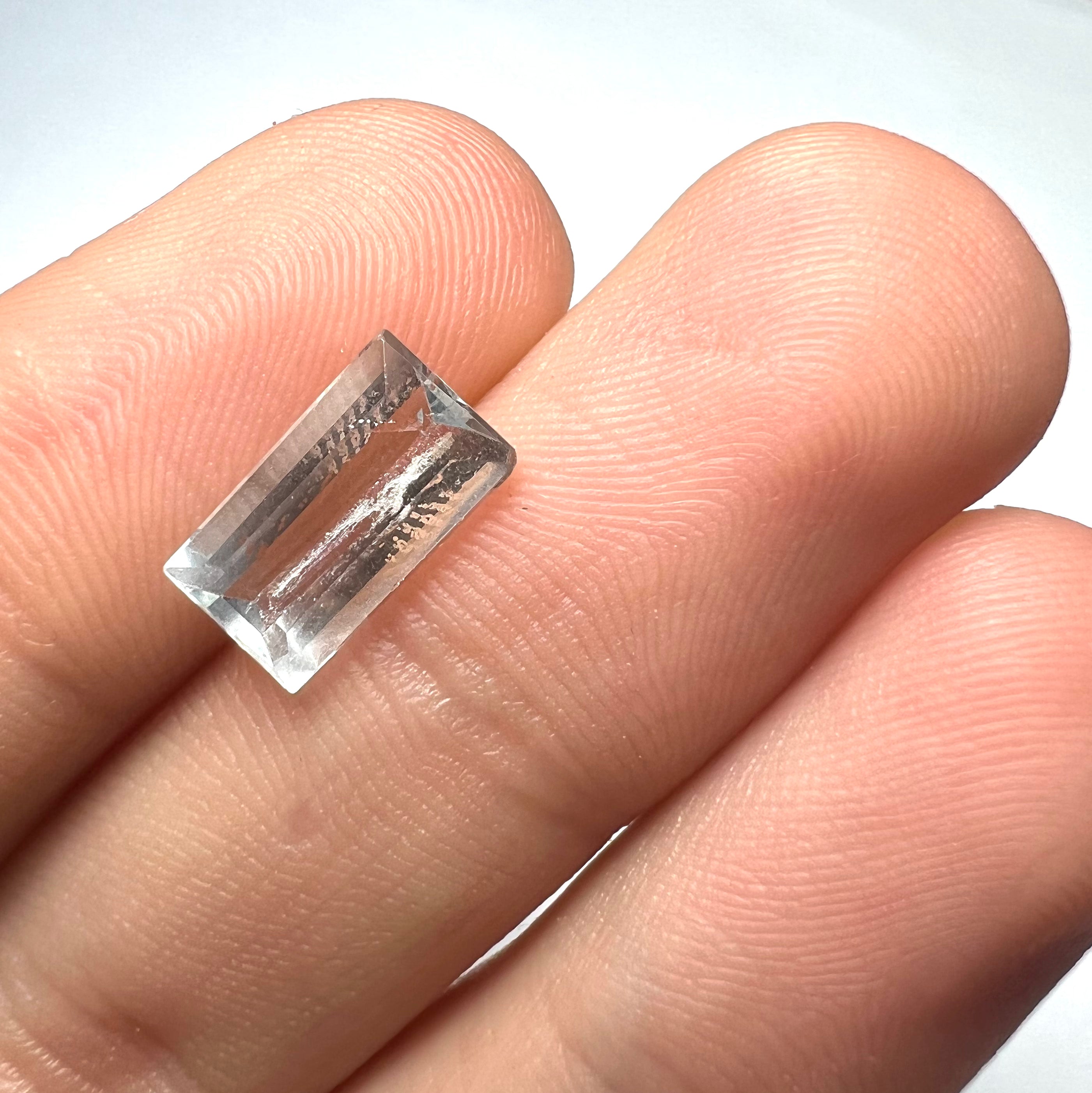 2.3CTW Loose Natural Aquamarine 11x6x3mm Earth mined Gemstone