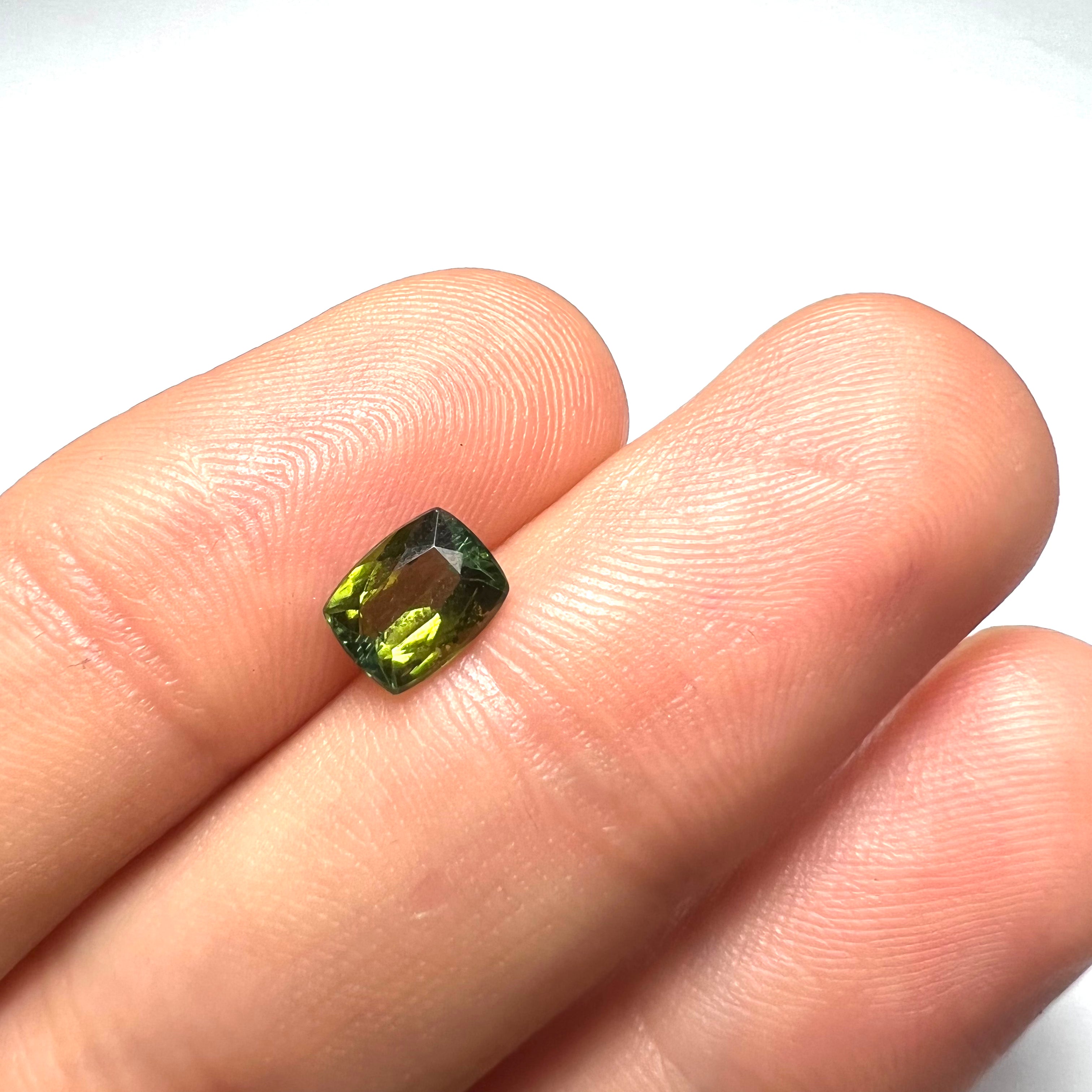 1.05CTW Natural Green Tourmaline 7x5x3mm Earth mined Gemstone