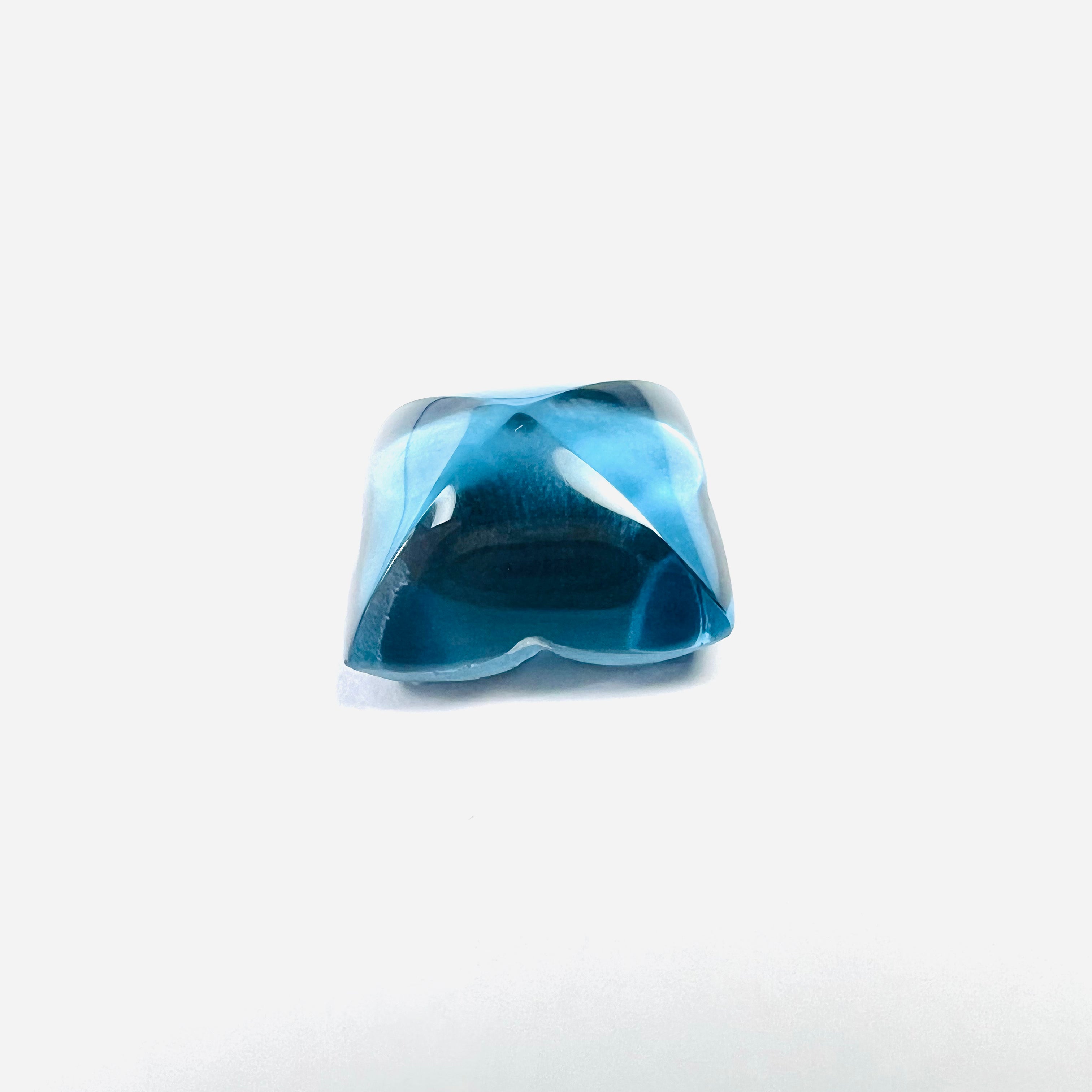 12.98CTW Loose Natural Cabochon Clover Topaz 13x7mm Earth mined Gemstone