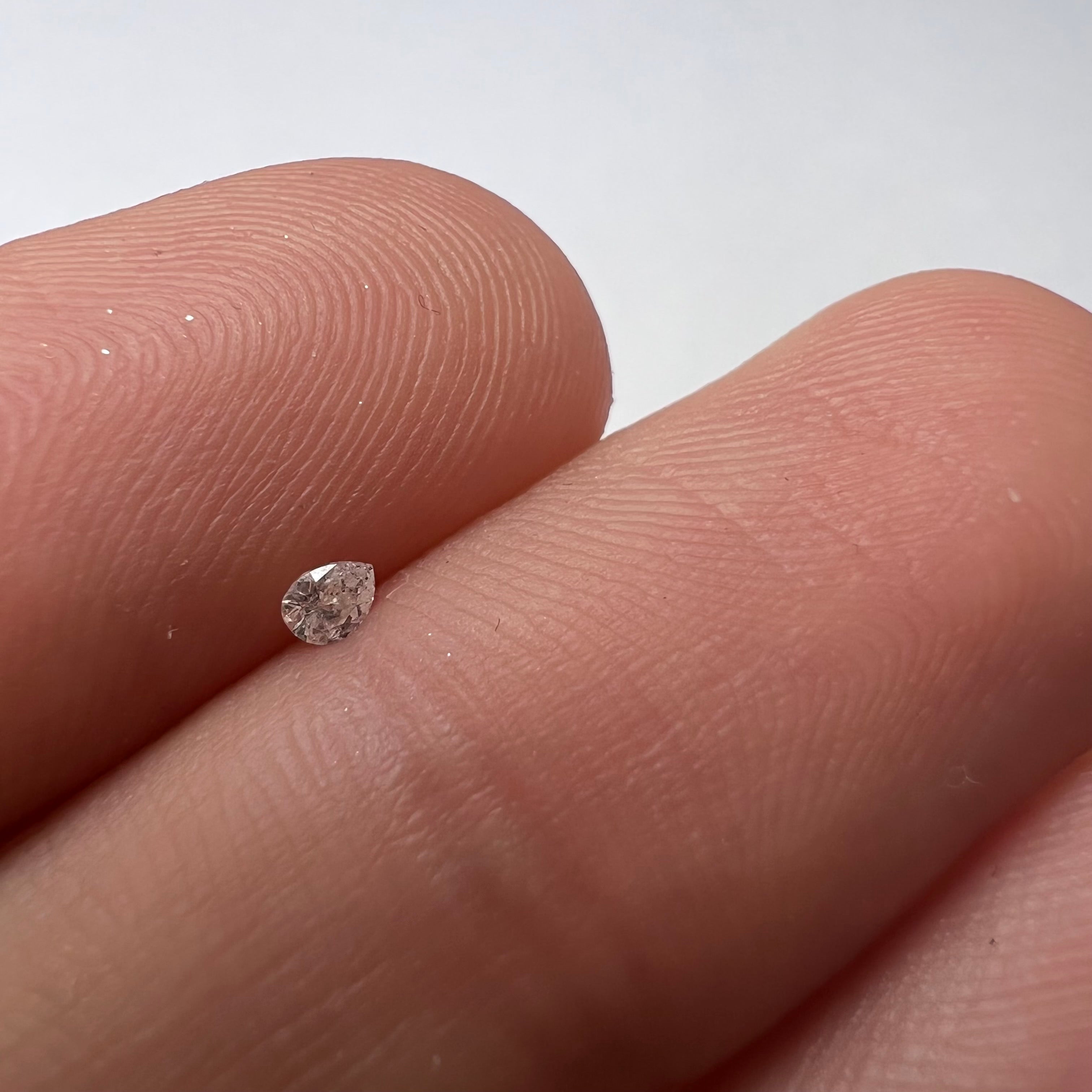 .05CT Pear Diamond G I2 2.71x2.12x1.29mm Natural Earth mined