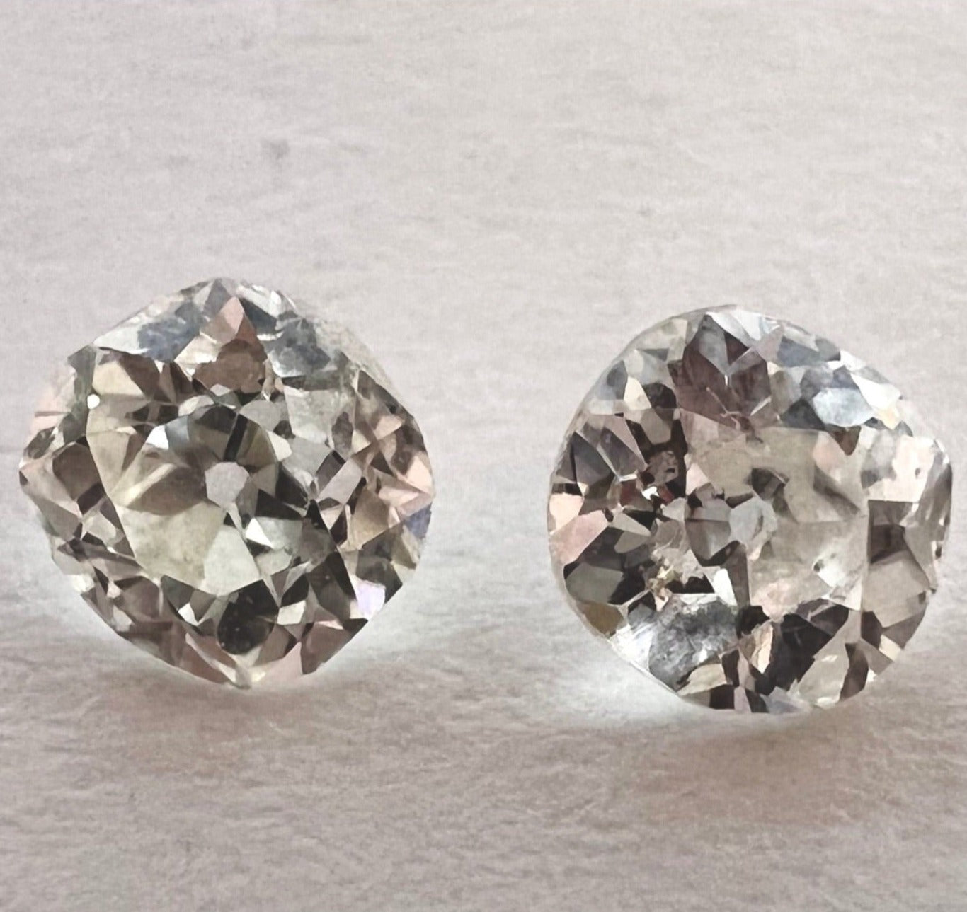 .59CTW Old Mine Cut Diamond J/K SI1 4mm Natural Earth mined