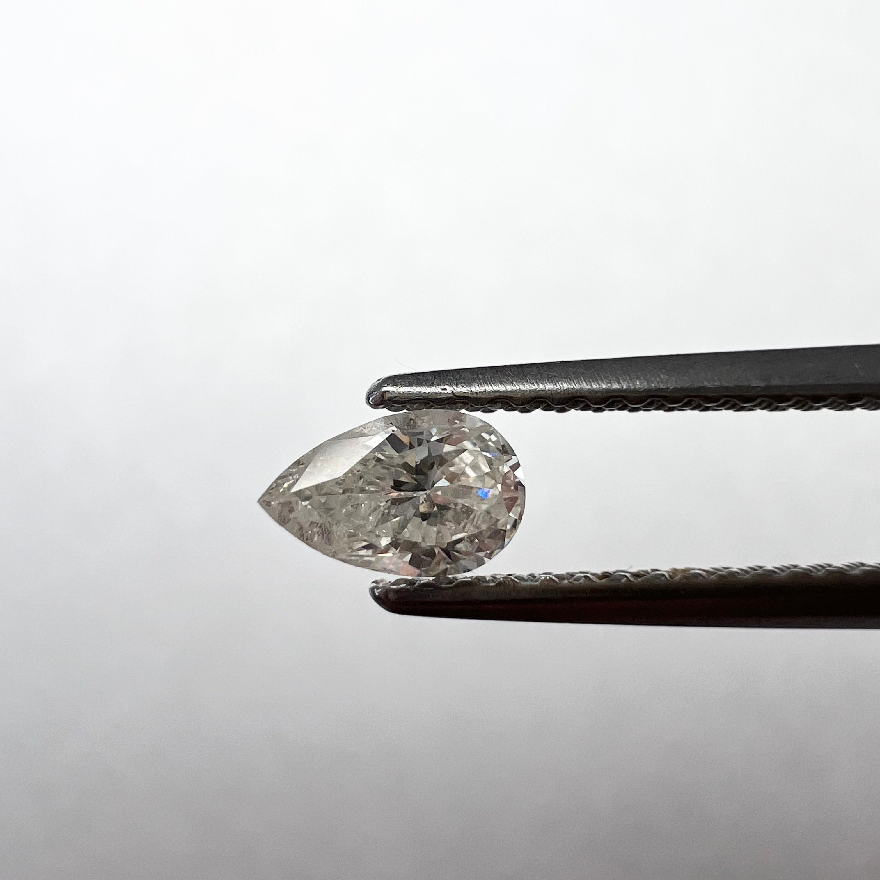 .39CT Pear Diamond J SI2 5.69x3.55x2.31mm Natural Earth mined