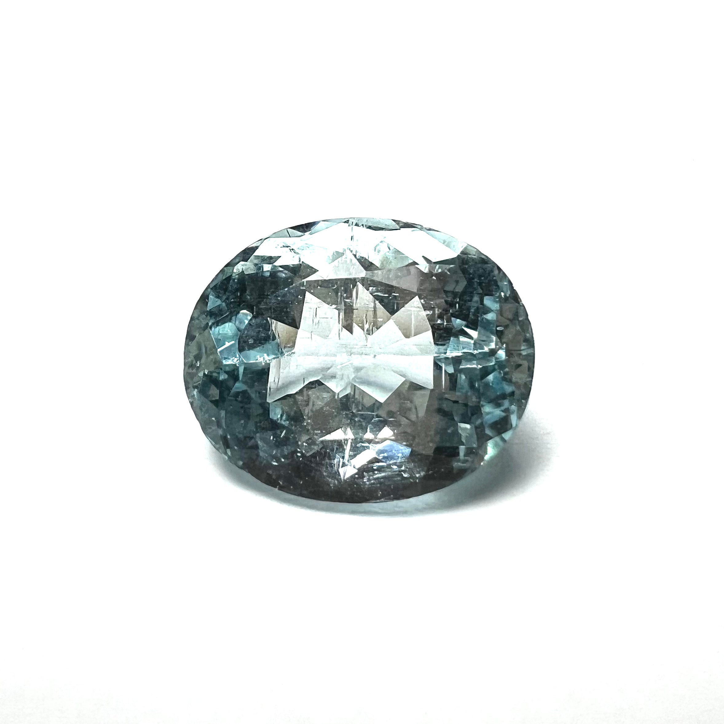 4.2CTW Loose Natural Aquamarine 11x9x6mm Earth mined Gemstone