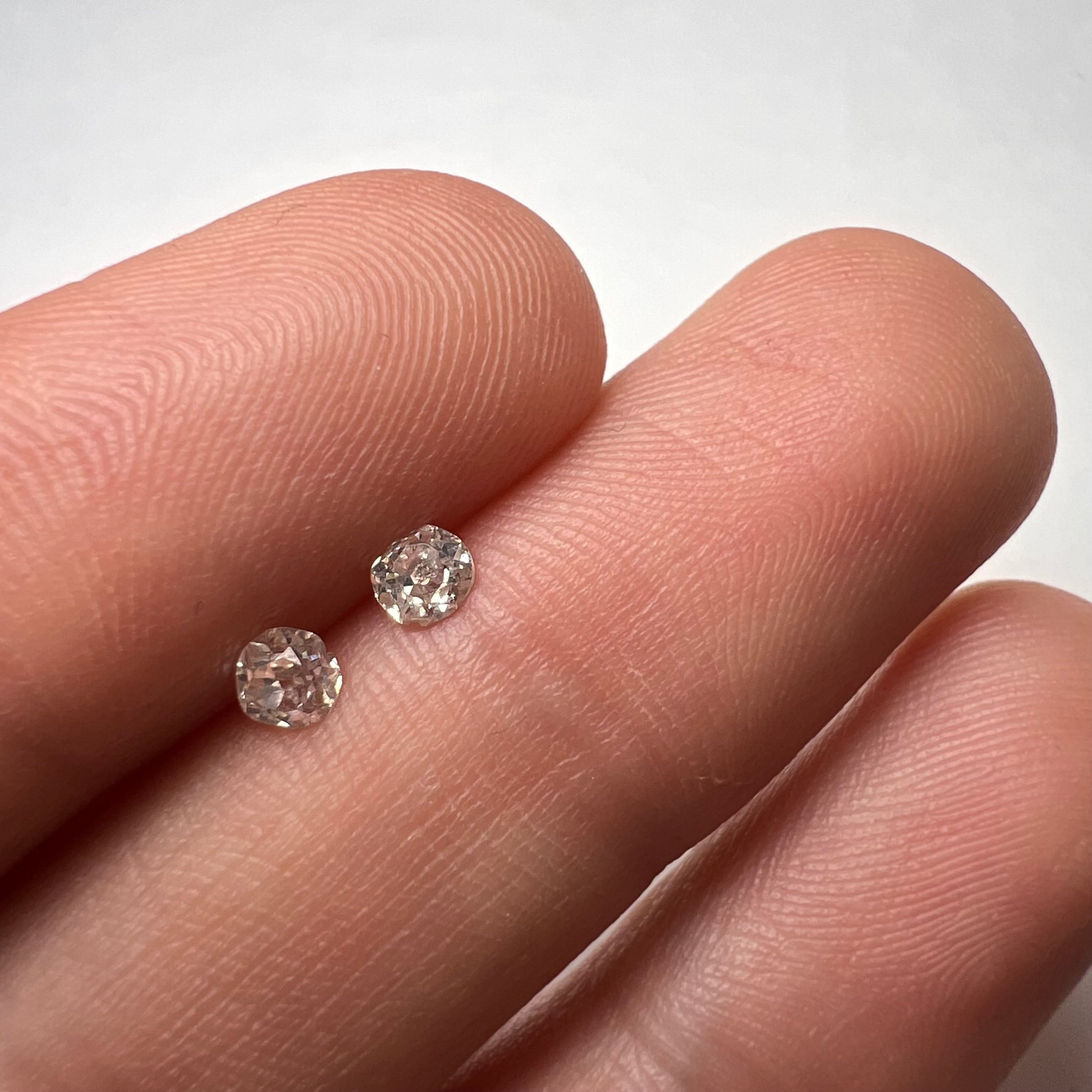.36ctw Old Mine Cut Diamond J/H SI1/I1 3.5mm Natural Earth mined