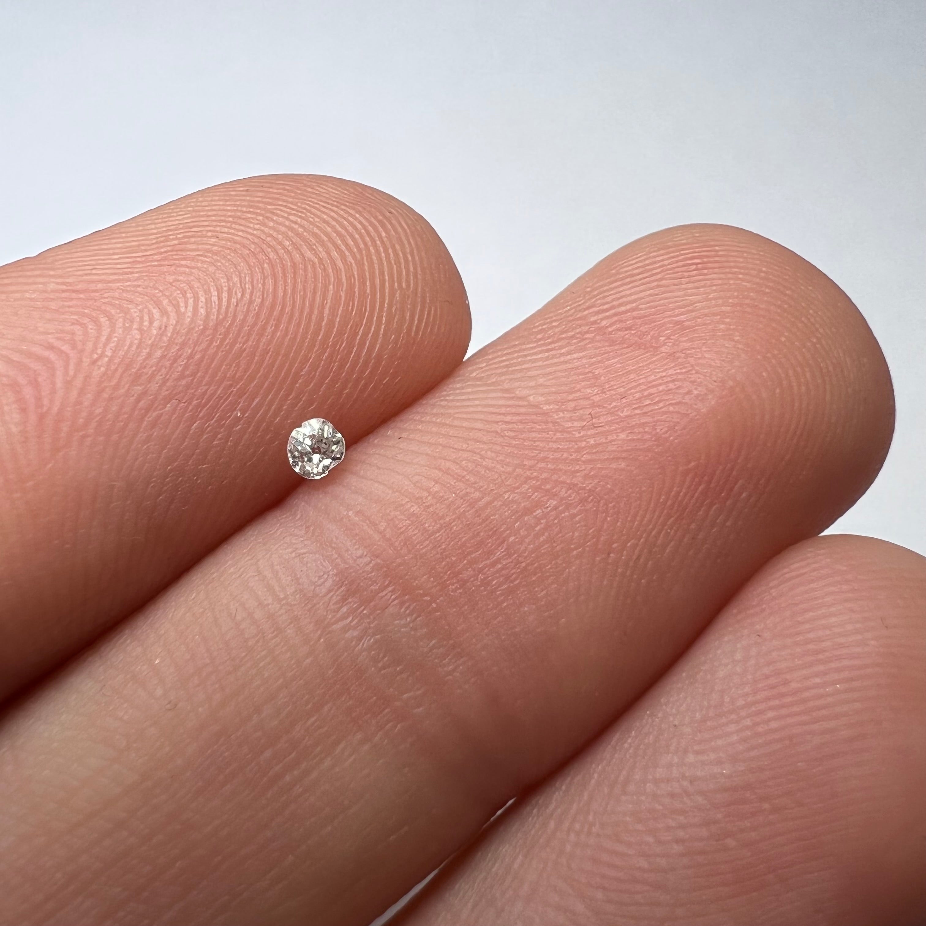 .035CT Old Mine Cut Diamond K I3 2.21x1.30mm Natural Earth mined