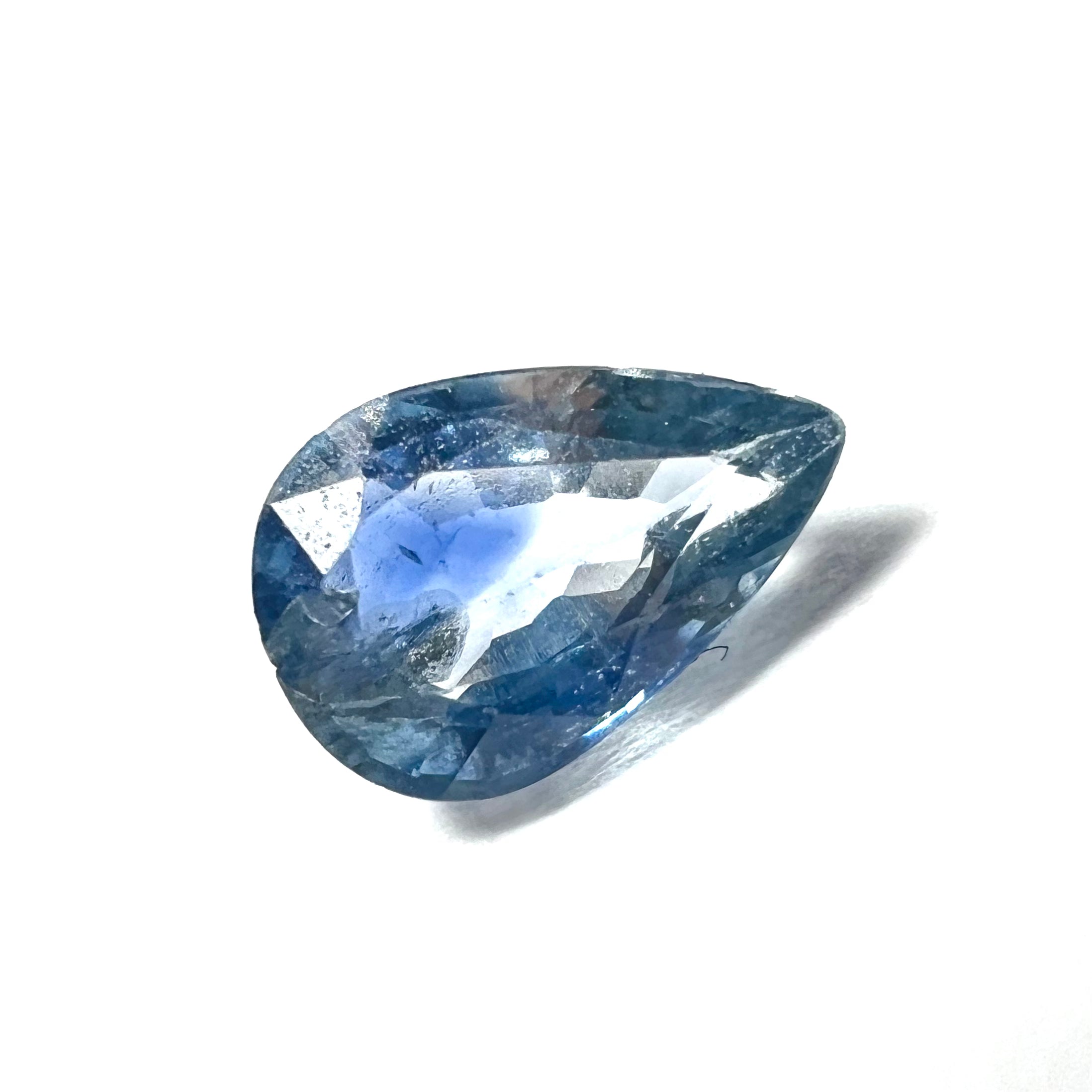 .93CTW Loose Pear Blue Sapphire7.01x5.03x3.01mm  Earth mined Gemstone