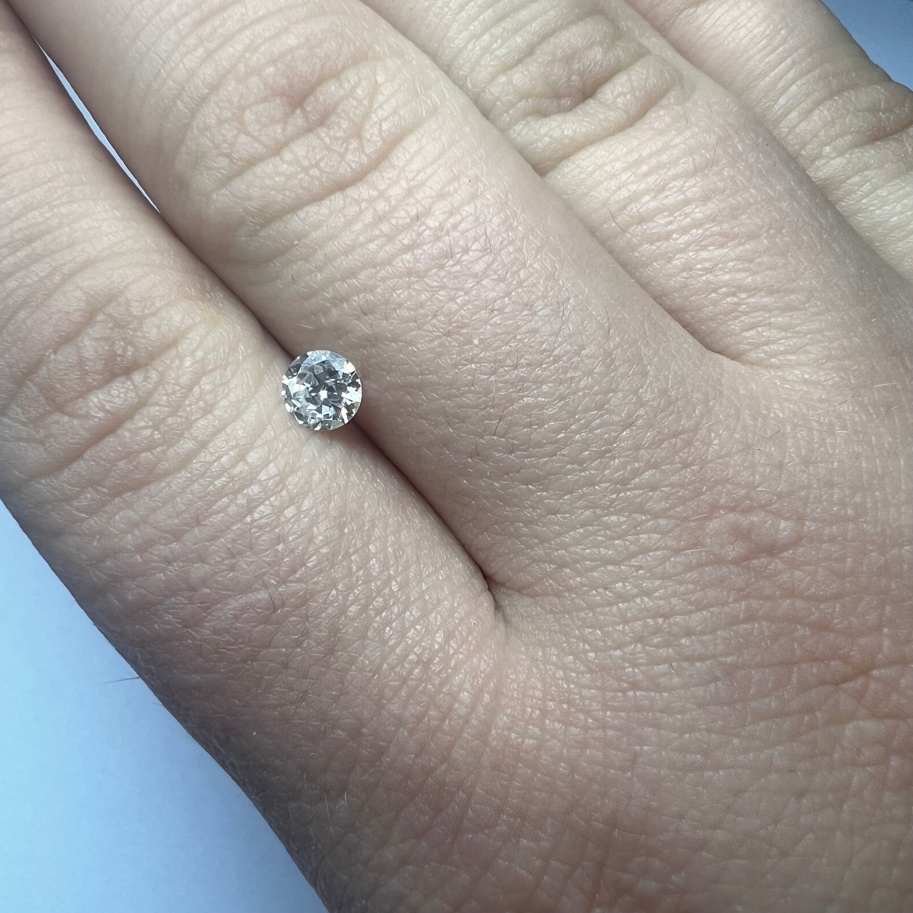 .37CT Old Mine Cut Diamond G VS2 4.72x2.53mm Natural Earth mined