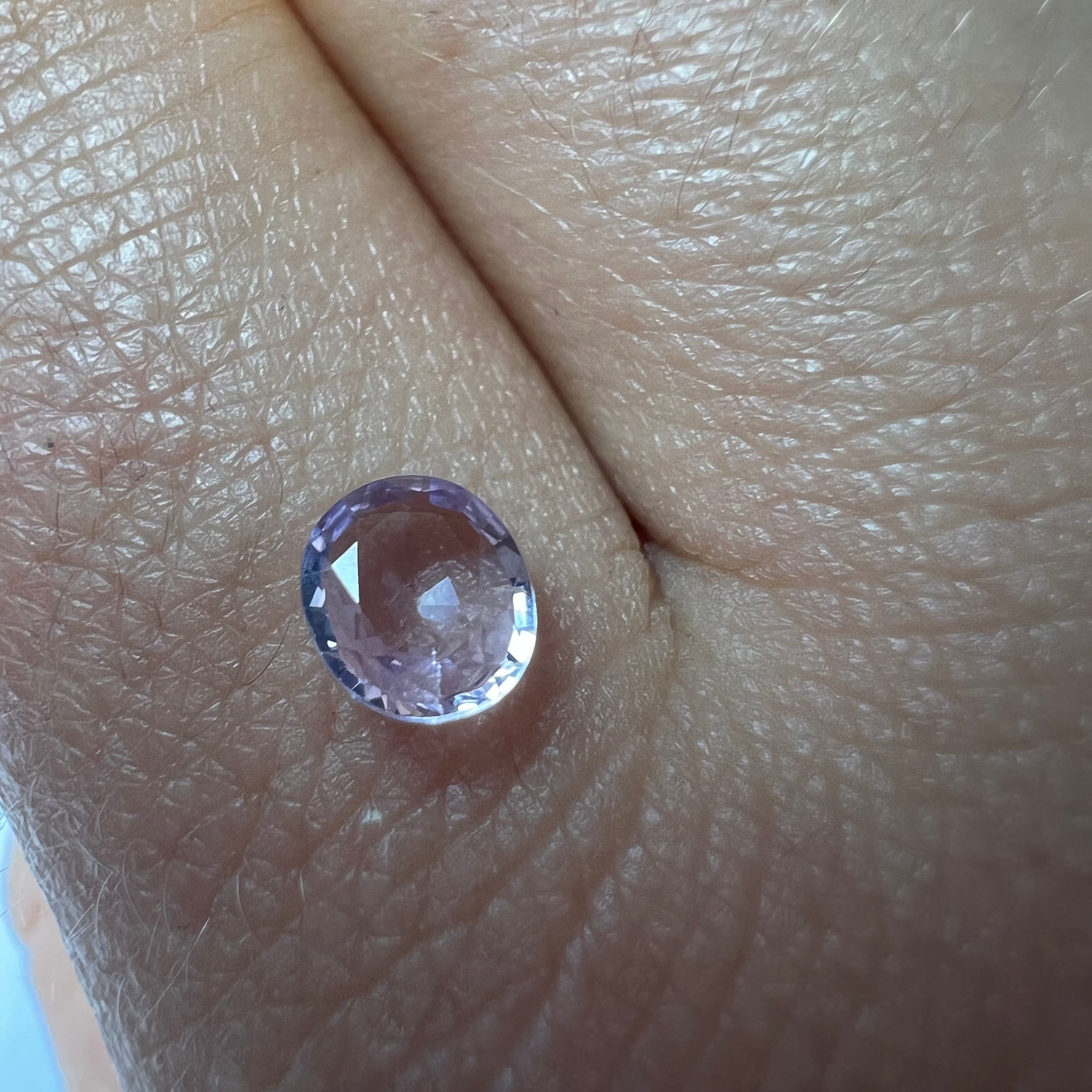 .56CT Loose Cotton Candy Pink Sapphire 5.84x4.96x1.98mm Earth mined Gemstone