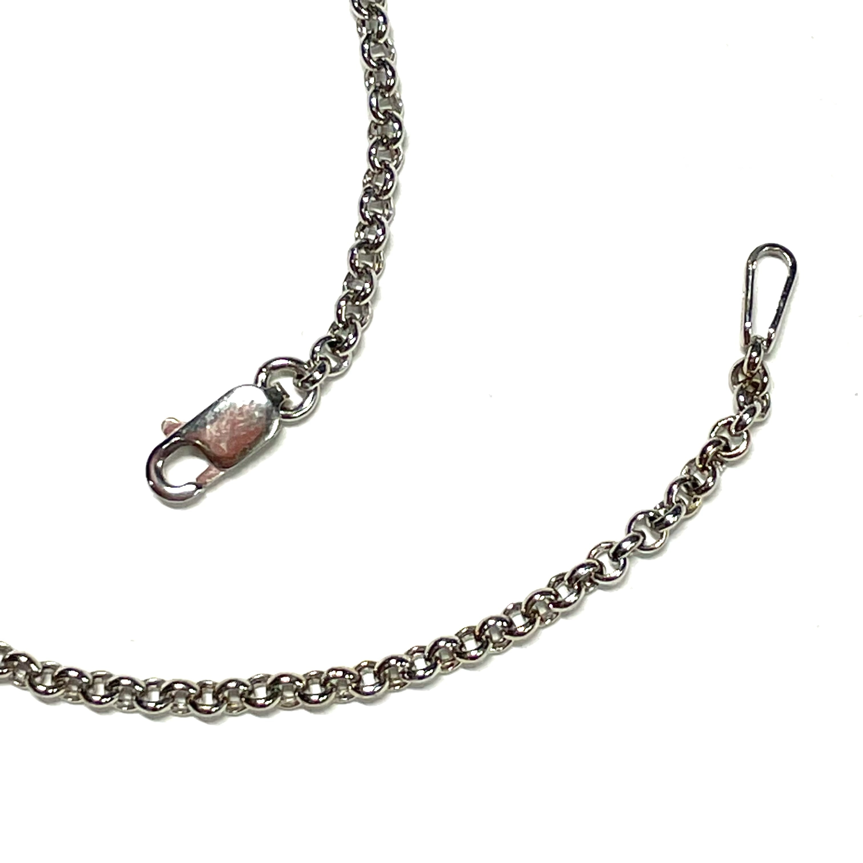 .25CT Diamond Bracelet in Solid 14k White Gold 6.5"
