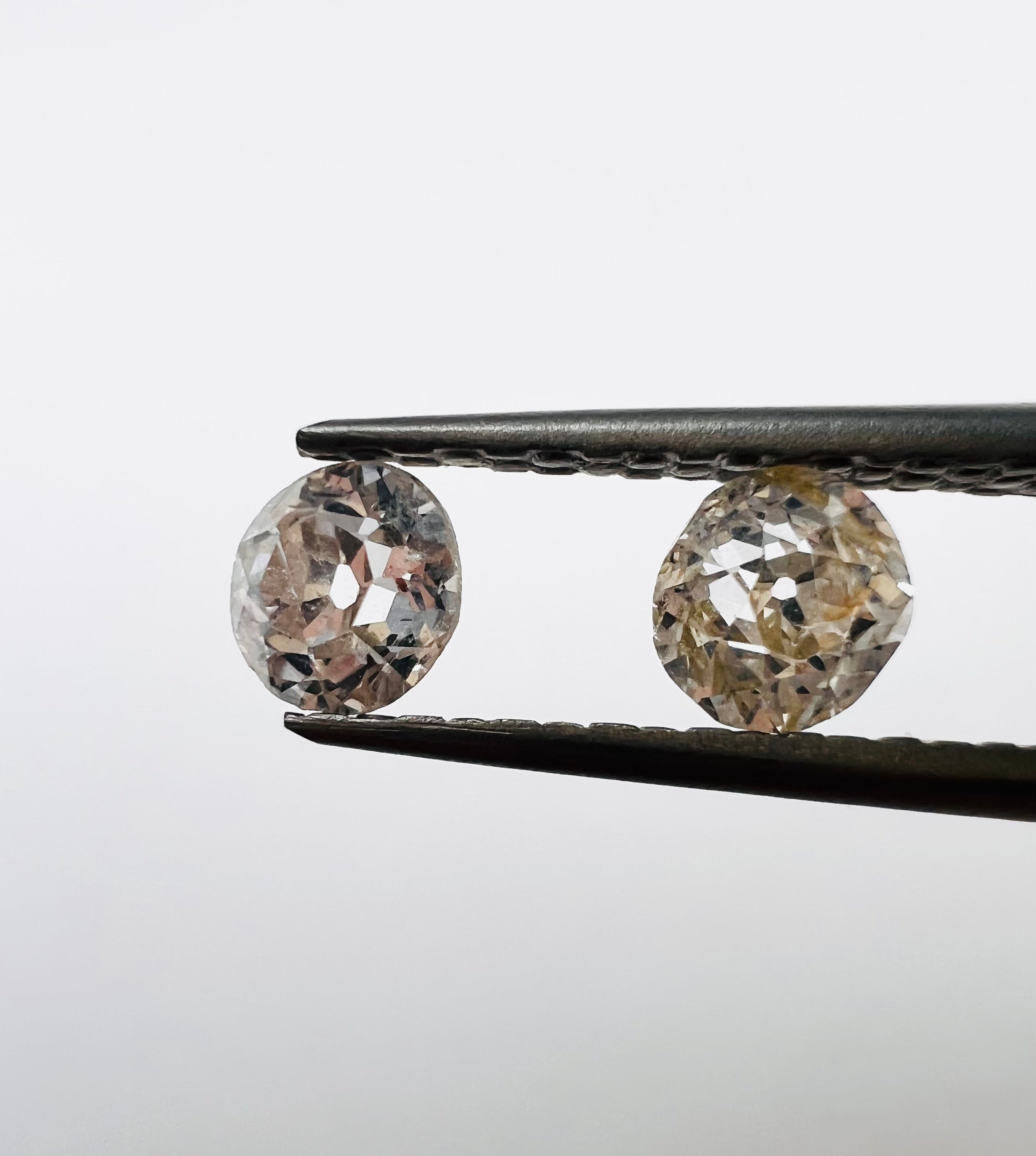 .49ctw Old Mine Cut Diamond I/J SI2/I1 3.75mm Natural Earth mined
