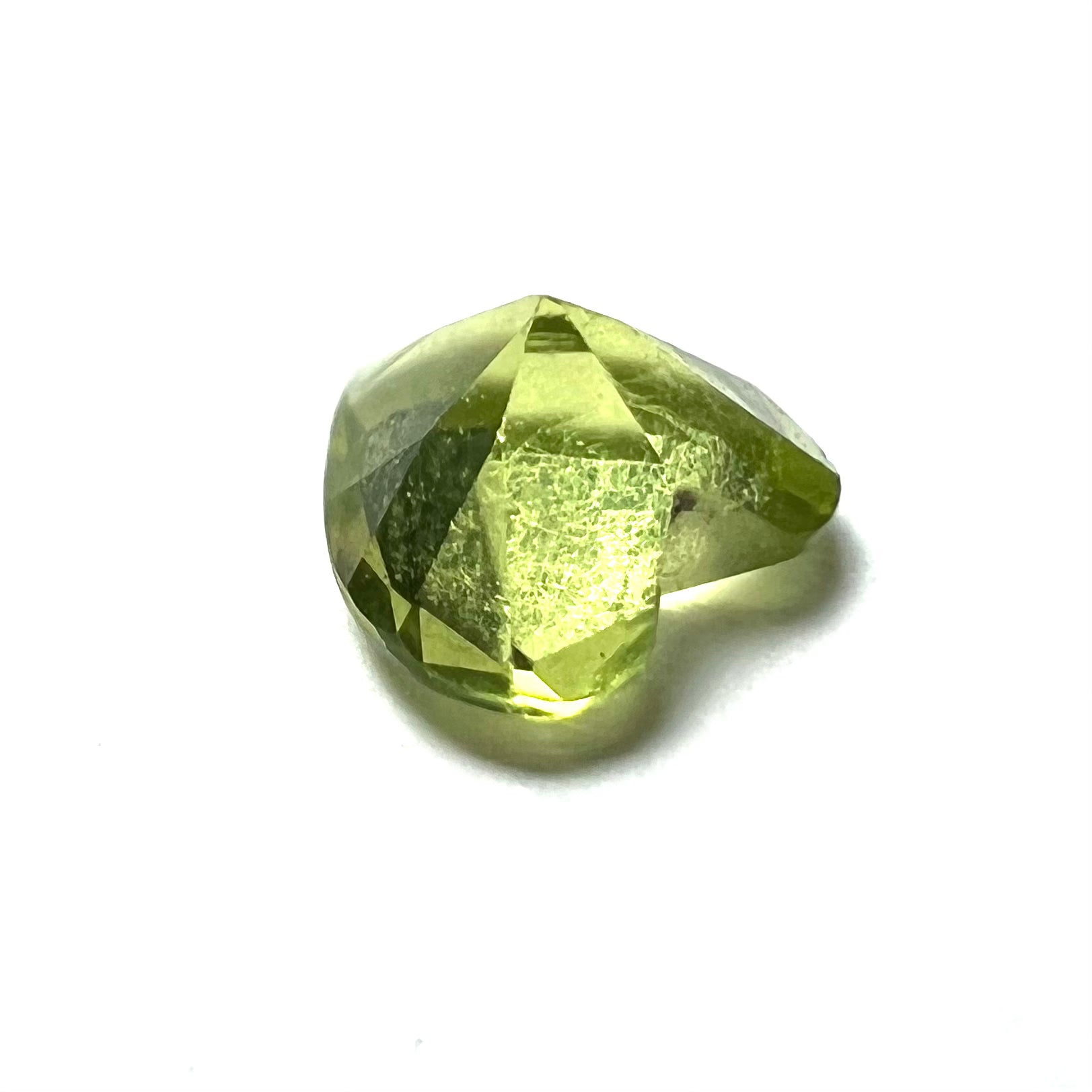 .40CT Loose Natural Heart Cut Peridot 5x2.5mm Earth mined Gemstone