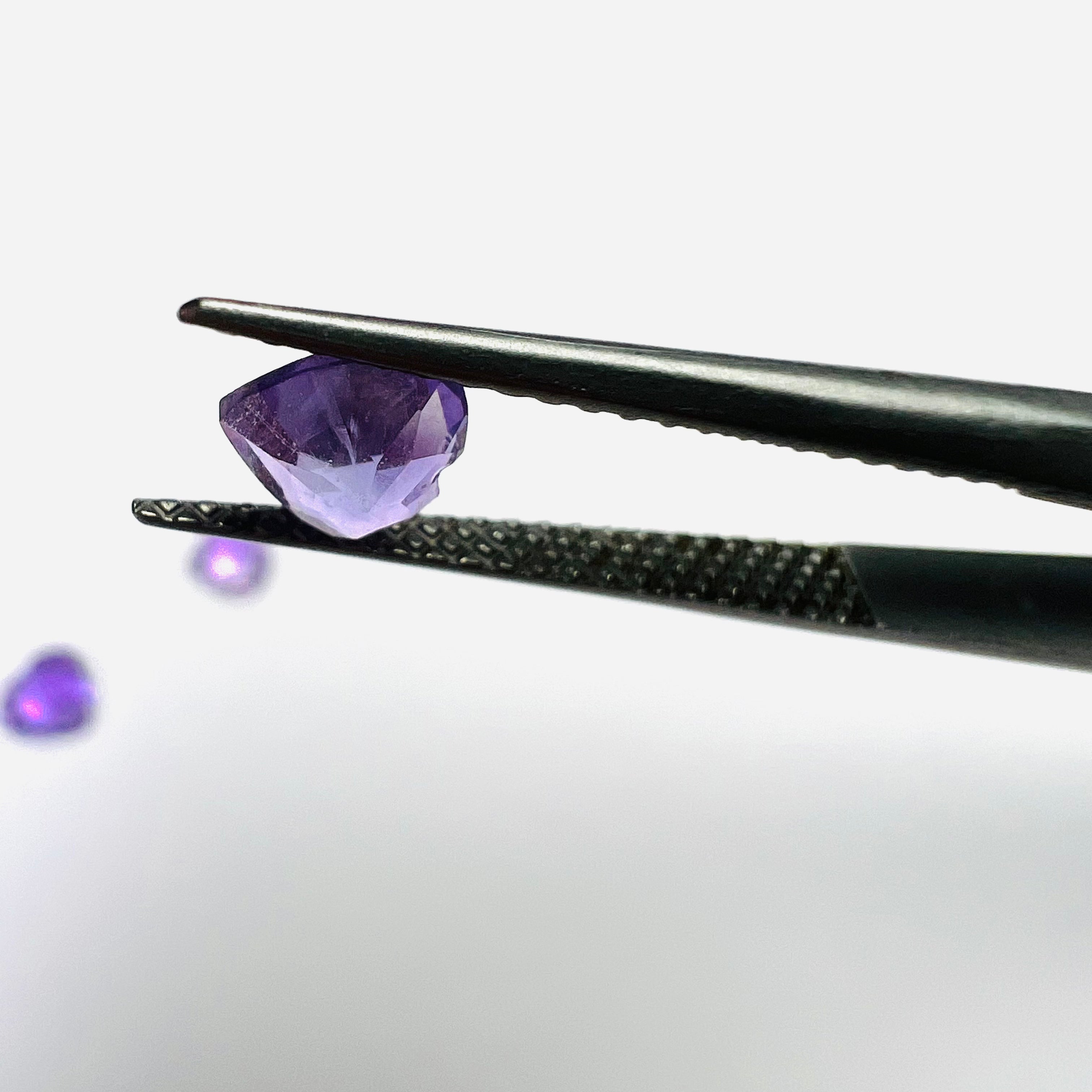 1/2CT Natural Loose Heart Amethyst 5mm earth mined Gemstone
