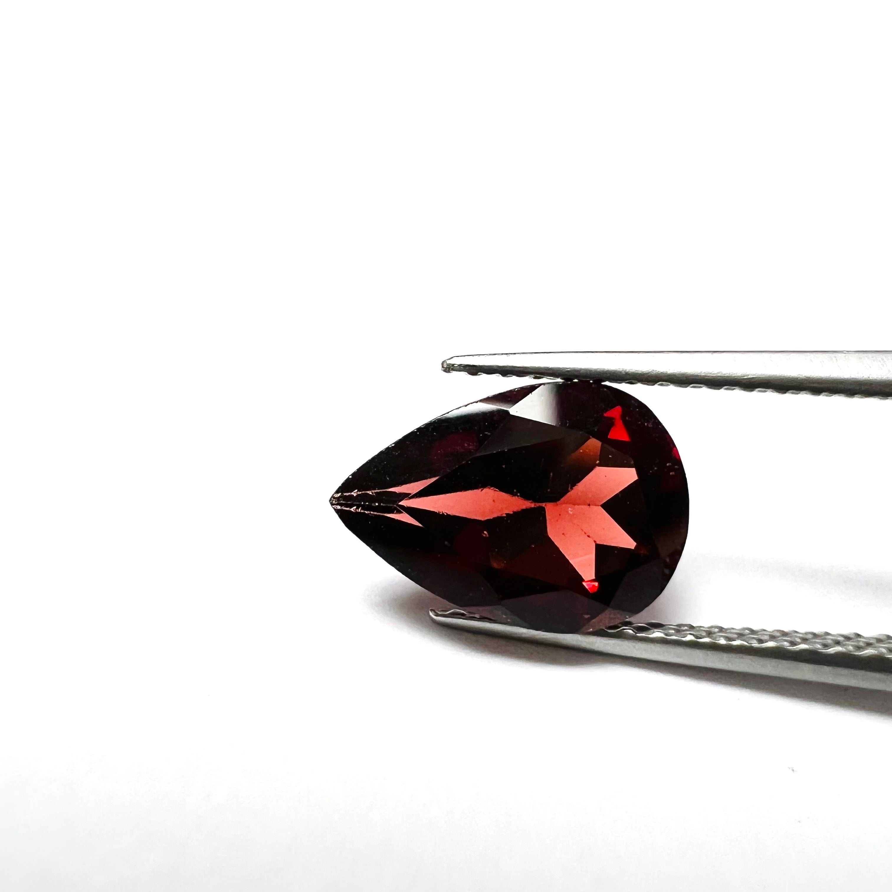1.92CTW Loose Natural Garnet 10x7x4mm Earth mined Gemstone