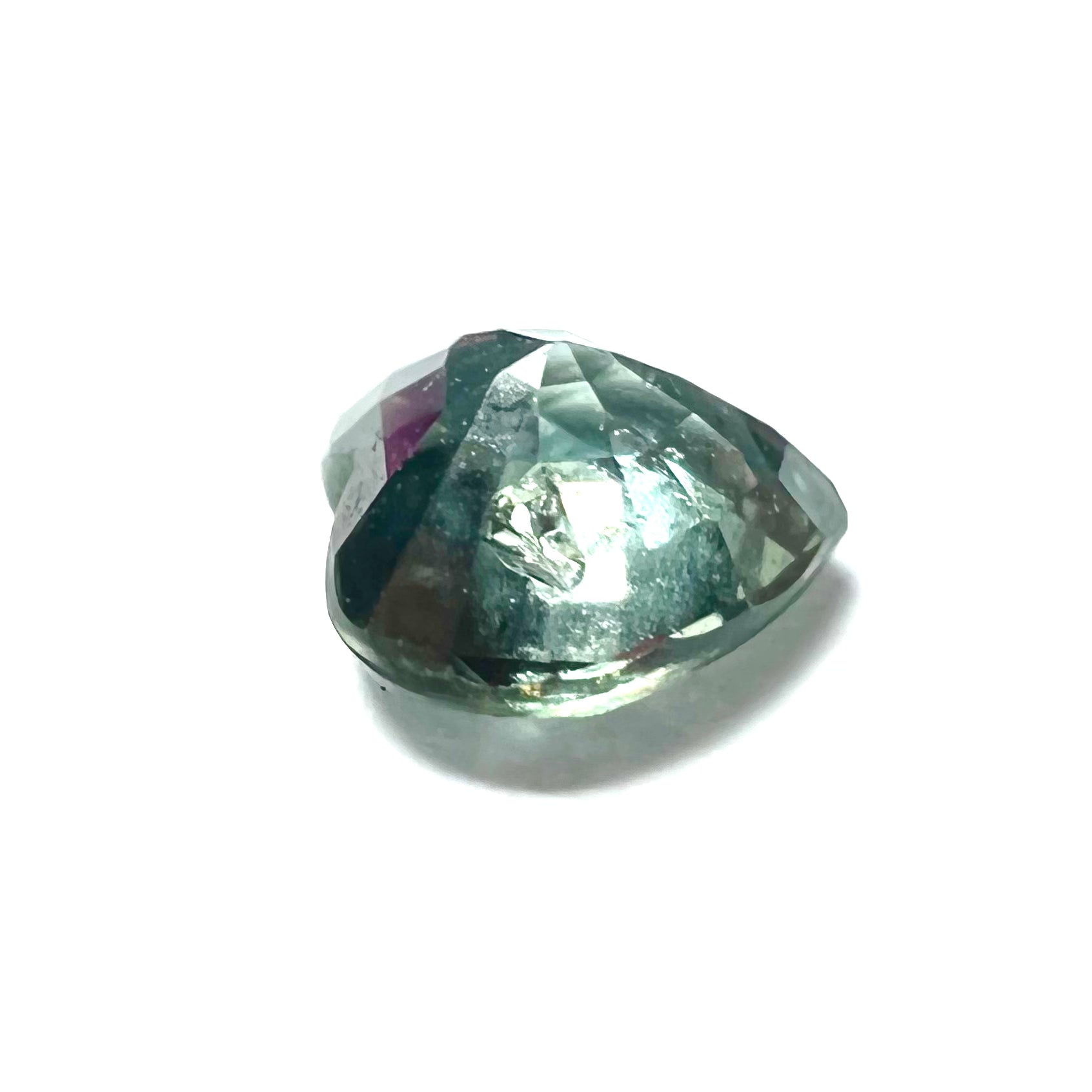 .32CT Loose Blue Green Sapphire4.01x4x2.01mm Earth mined Gemstone