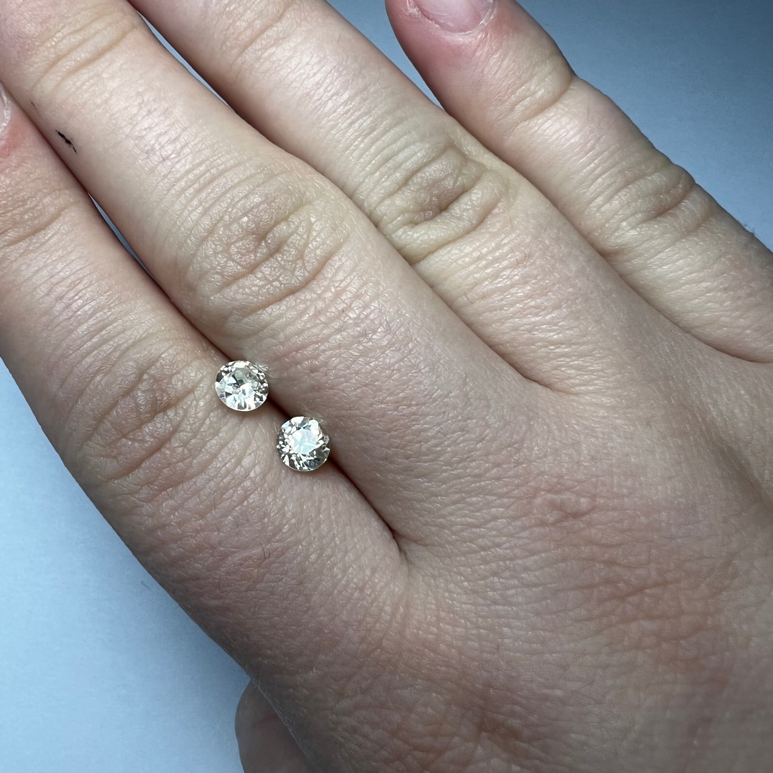 1CTW Old Mine Cut Diamond K/M VS1 5mm Natural Earth mined
