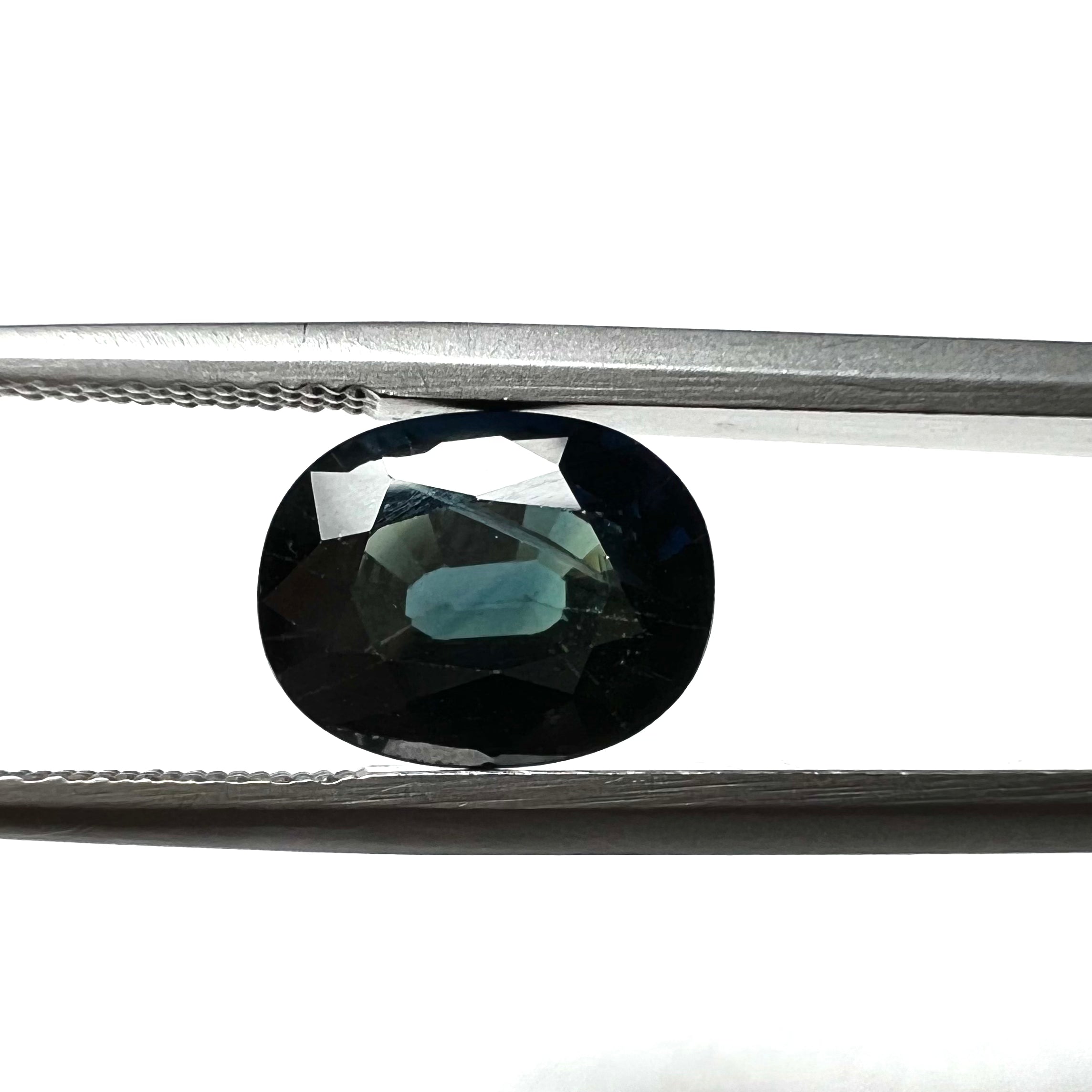 2.9CTW Loose Green Oval Sapphire 9x7x5mmEarth mined Gemstone