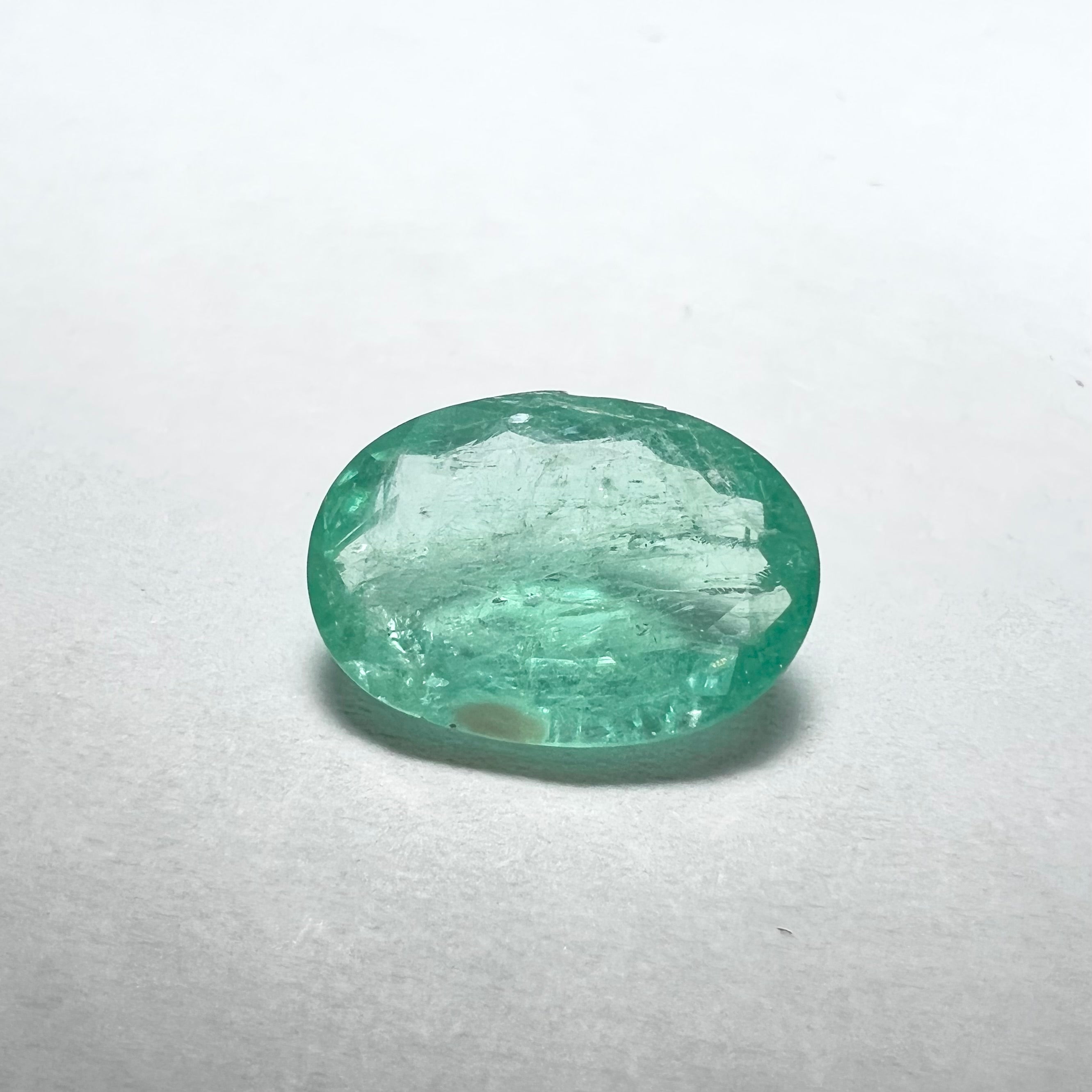 2.59CT Natural Colombian Emerald Loose Oval Cut 12x8mm