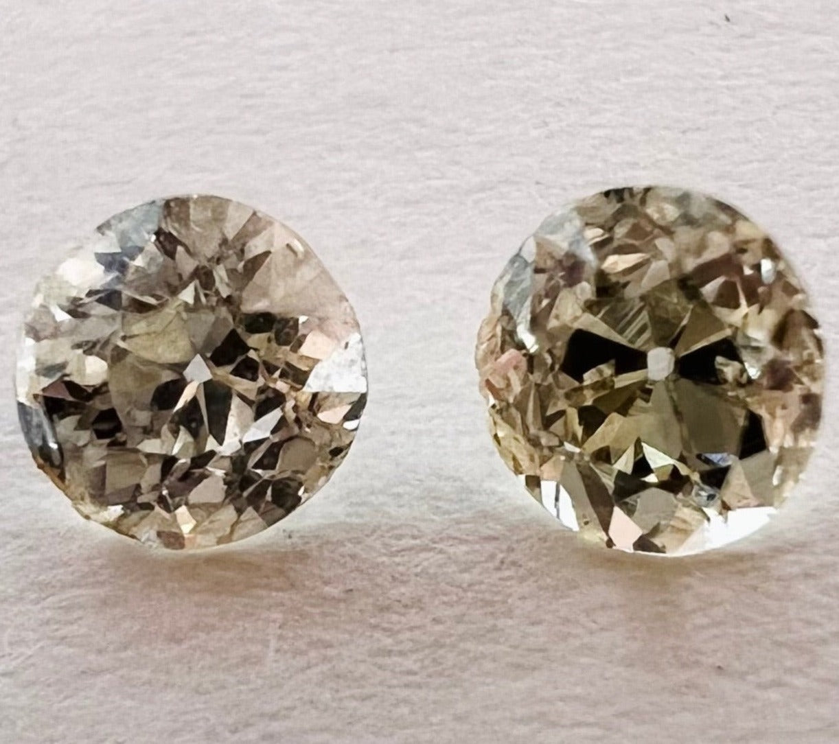 .42ctw Old Mine Cut Diamond K/L VS2,I1 3.8mm Natural Earth mined