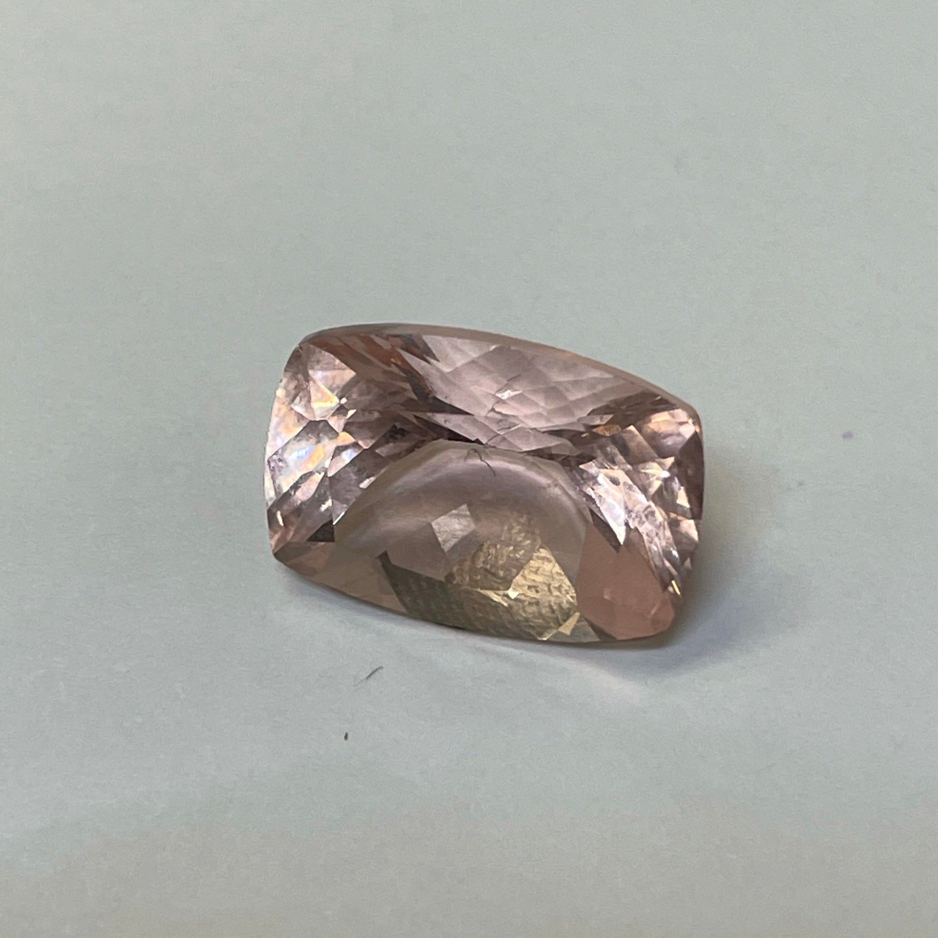 6.7CT Natural Pink Morganite 14x10mm