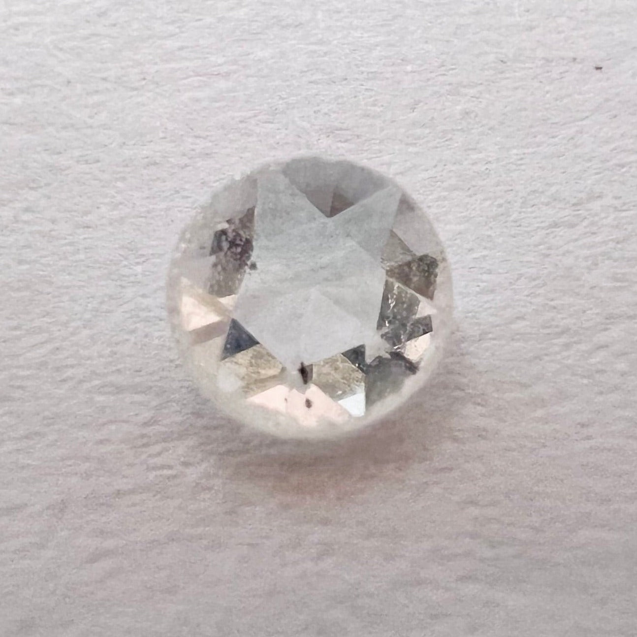 .14CT Rose Cut Diamond F I2 3.65x1.11mm Natural Earth mined