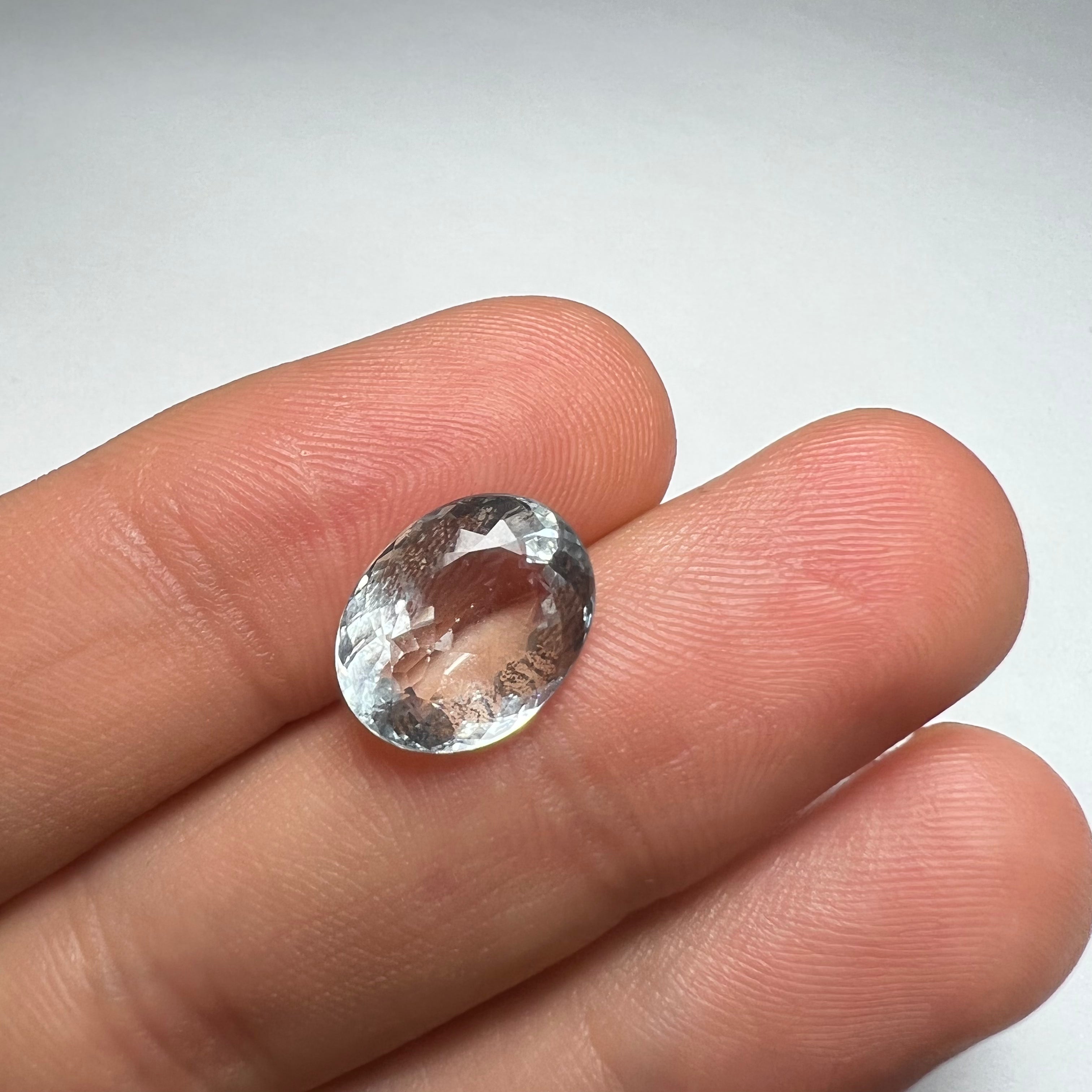 4.5CTW Loose Natural Aquamarine 12x9x5mm Earth mined Gemstone