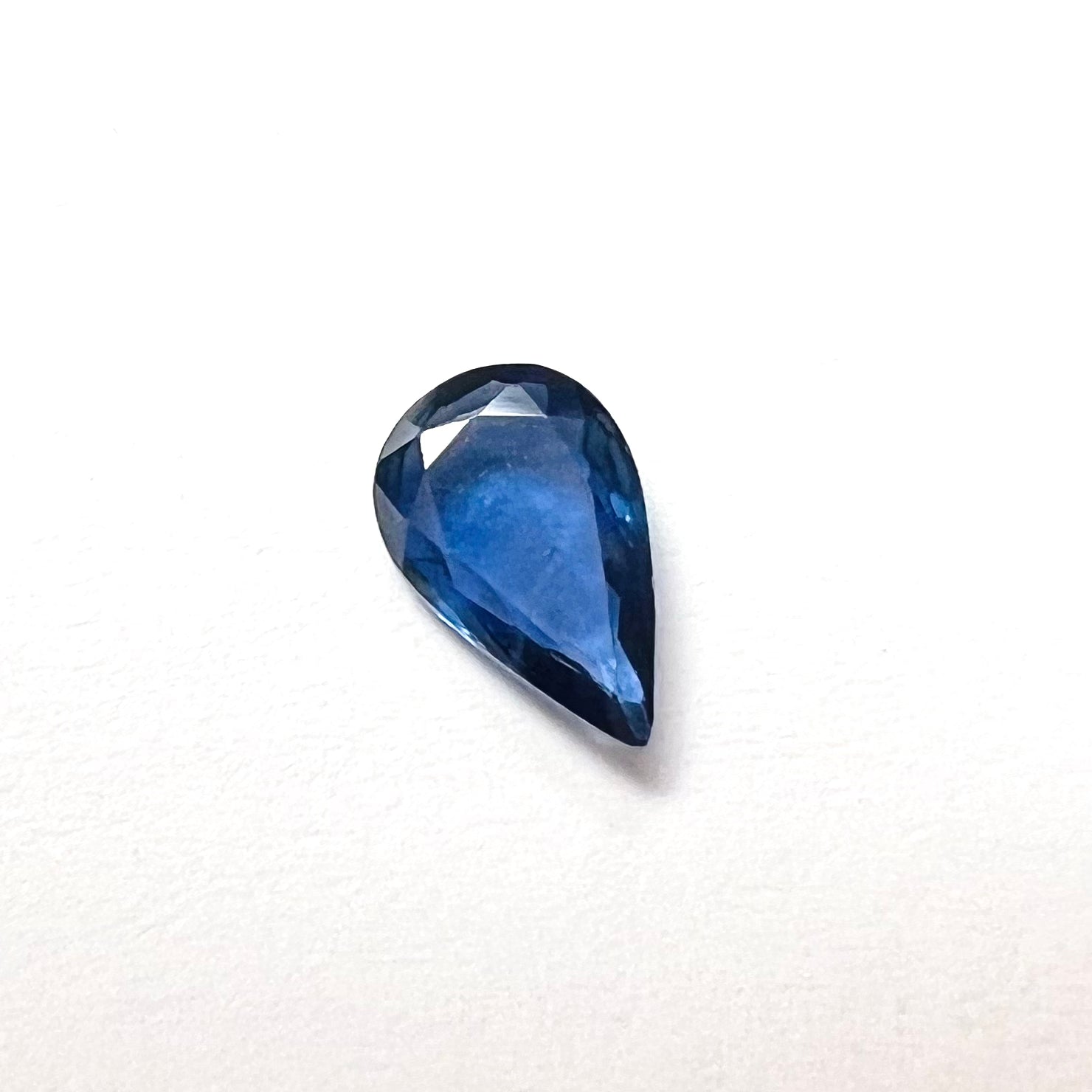 .54CT Loose Natural Pear Sapphire 7x4.1x2mm Earth mined Gemstone