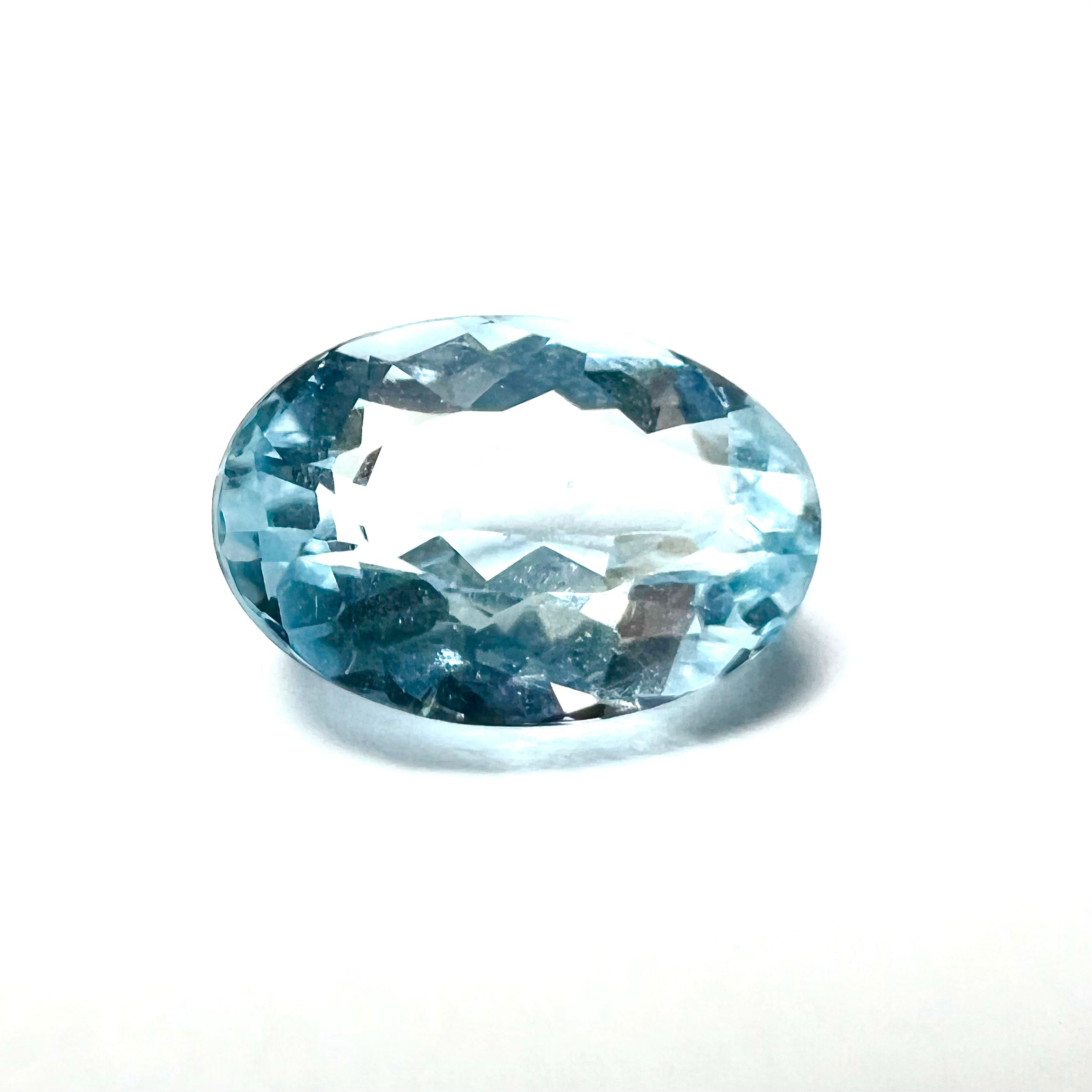 1.21CT Loose Natural Aquamarine 7x5x4mm Earth mined Gemstone