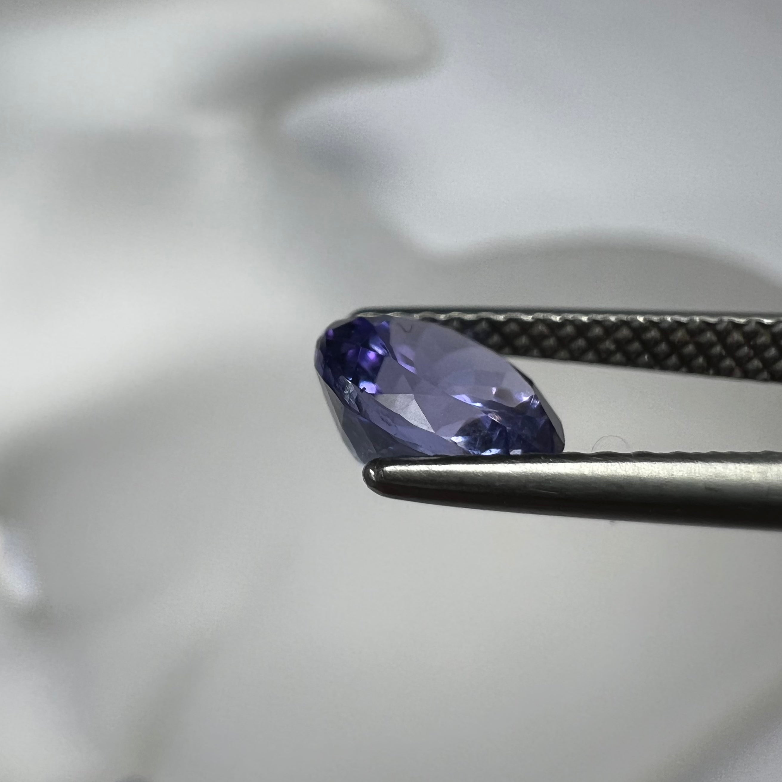 1.46CTW Loose Natural Round Tanzanite 6.94x4.48mm Earth mined Gemstone