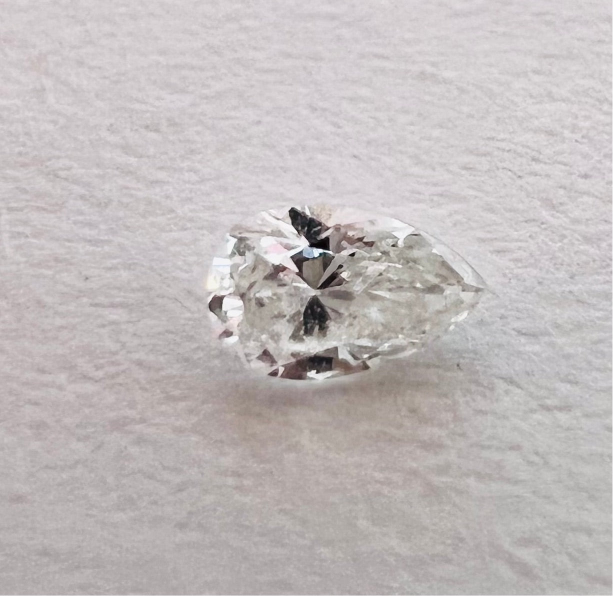.04CT Pear Diamond J VS2 3.00x1.94x1.17mm Natural Earth mined