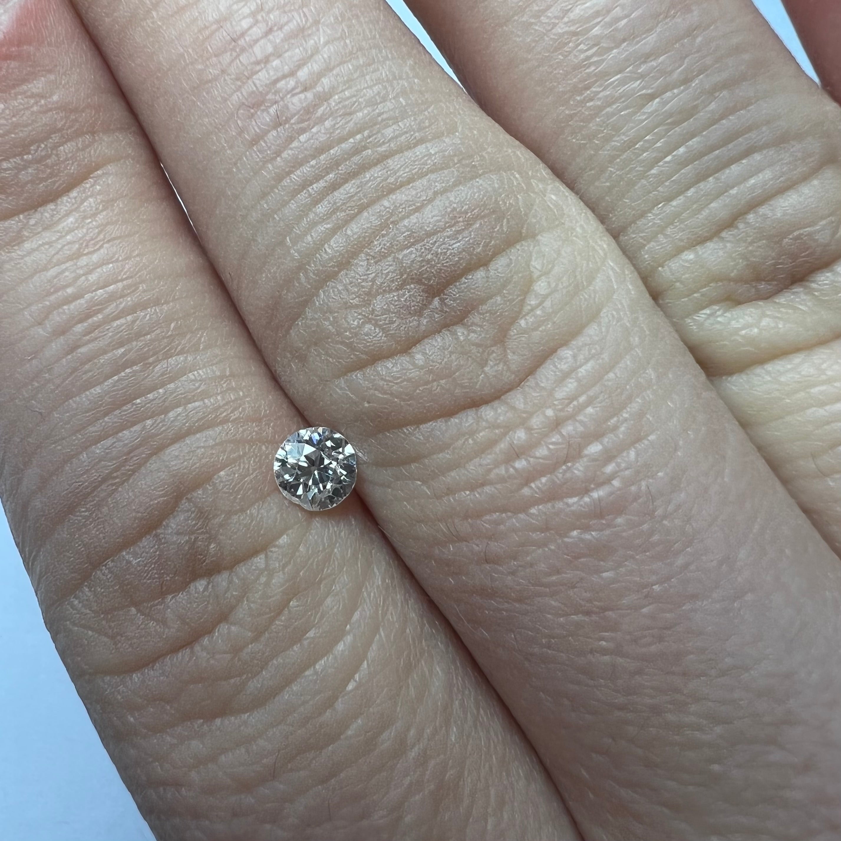 .33CT Old Mine Cut Diamond I VS2 4.35x2.77mm Natural Earth mined
