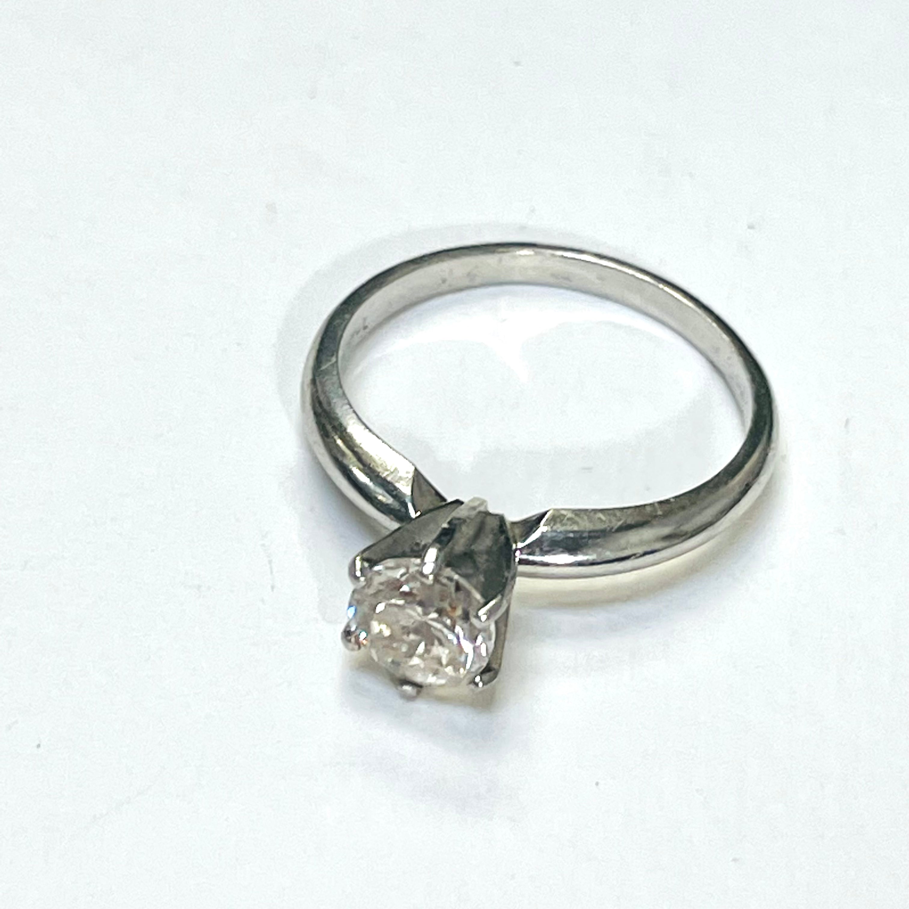.72CT Diamond Solitaire Ring in Platinum Size 6