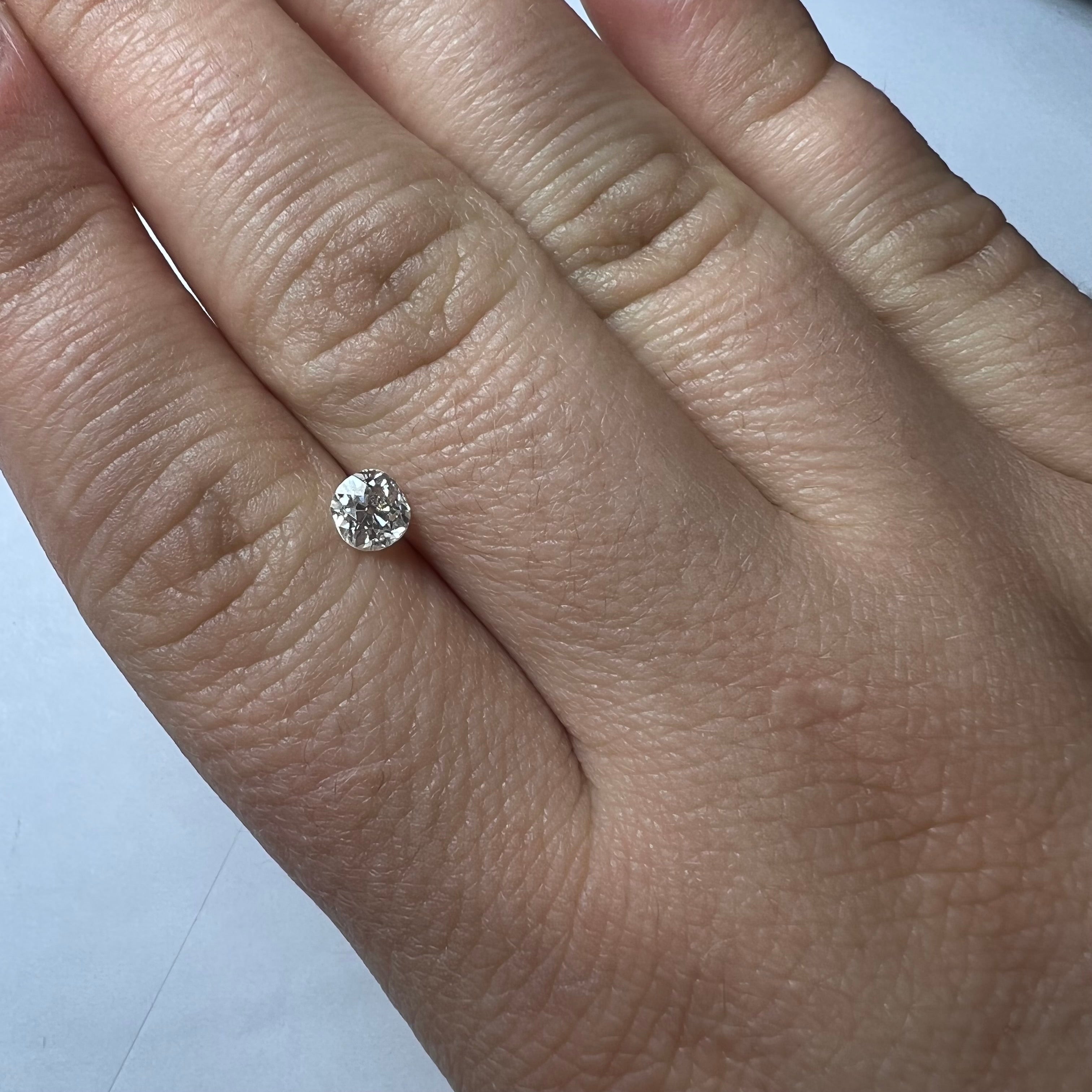 .56CT Old Mine Cut Diamond K I1 4.99x4.56x3.51mm Natural Earth mined