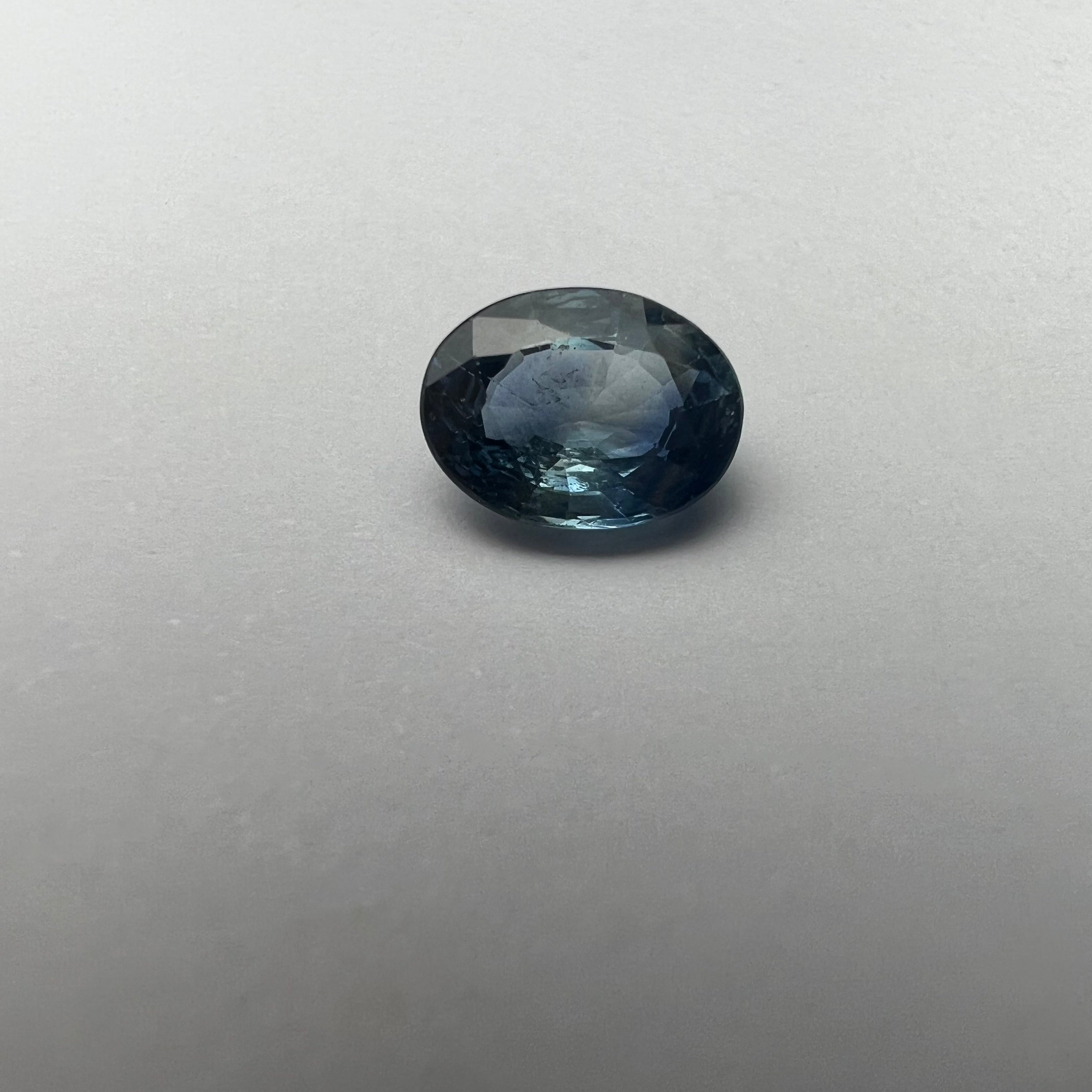 1.35CTW Loose Oval Sapphire 7.38x5.2x4mm Earth mined Gemstone