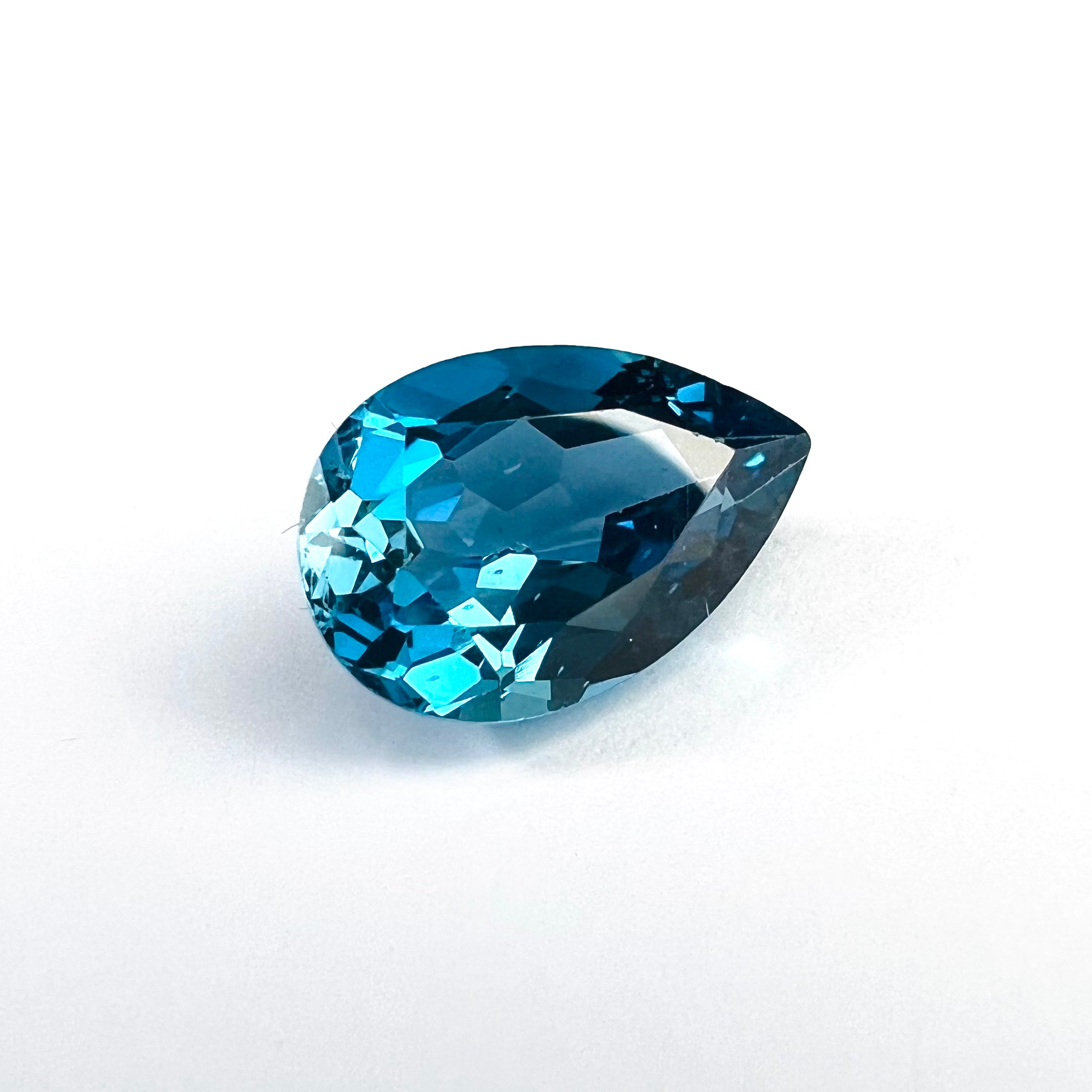 8.28CTW Loose Natural Pear Cut Topaz 14.85x10x7.5mm Earth mined Gemstone