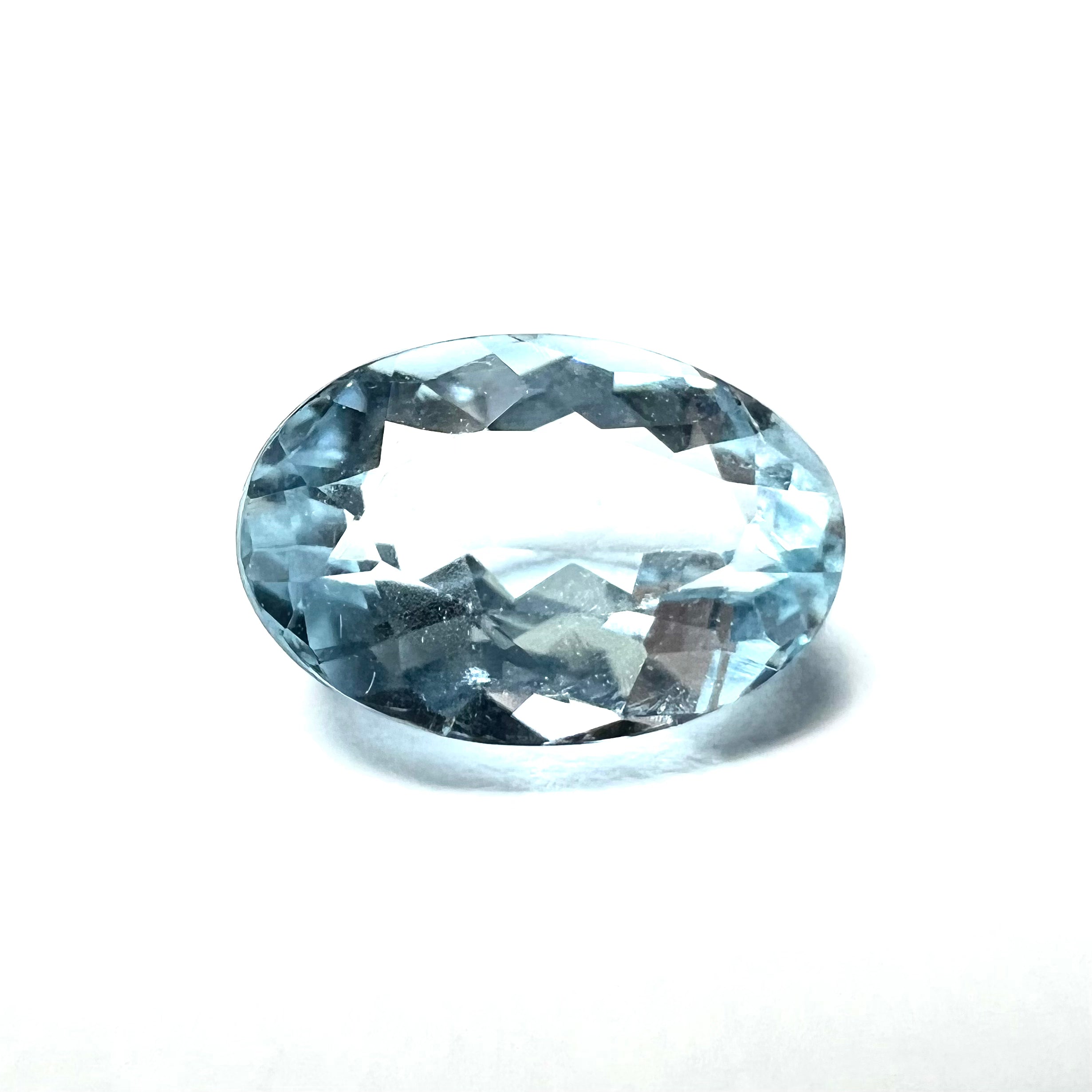 1.21CT  Loose Natural Aquamarine 7x5x4mm Earth mined Gemstone