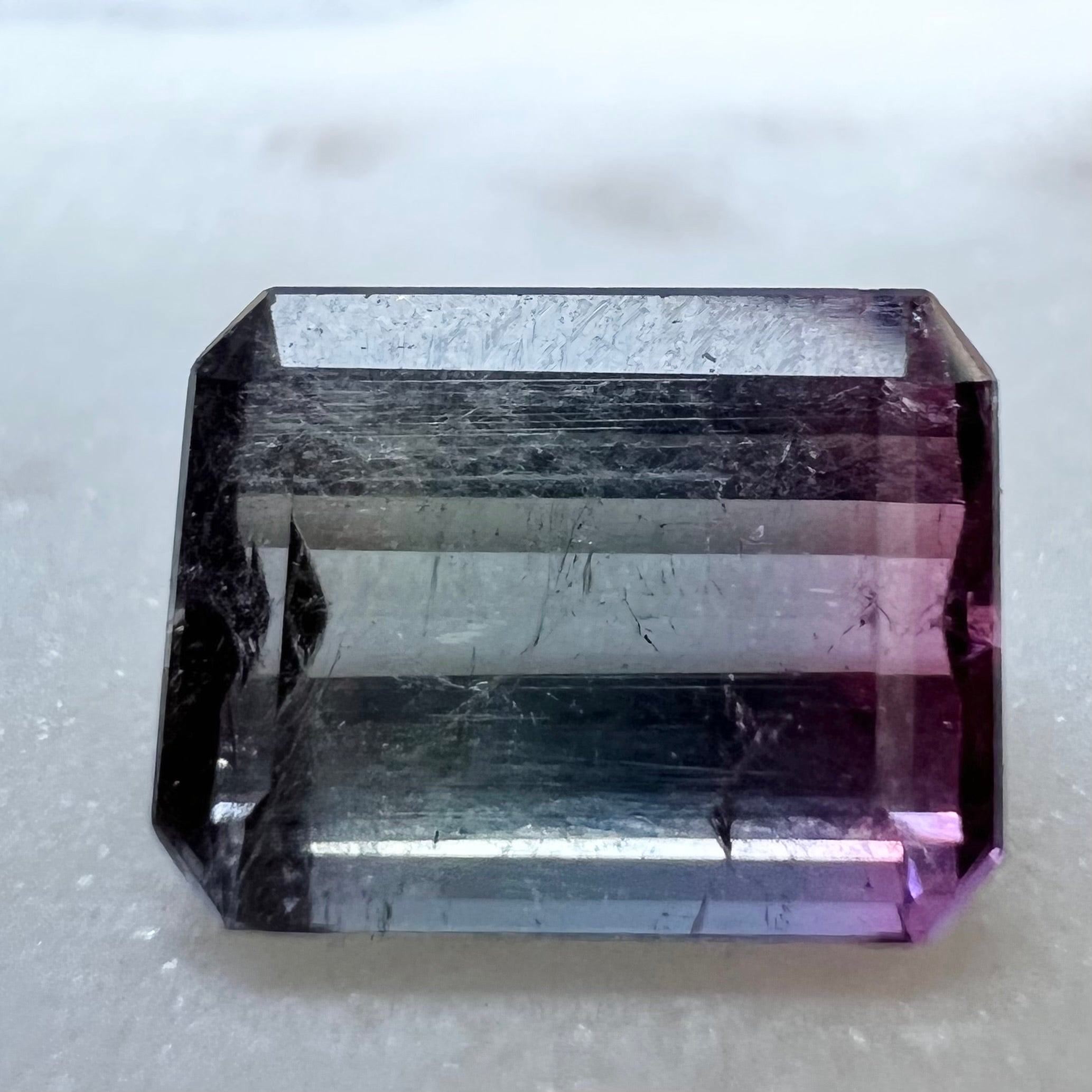 4.61CTW Natural Emerald Cut Tourmaline 10.88x8.39mm Earth mined Gemstone