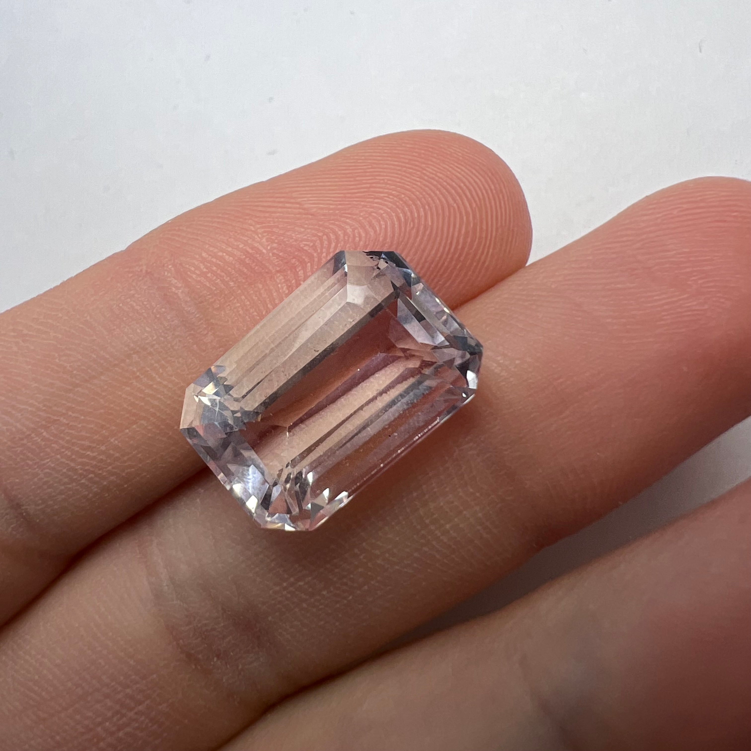 12.93CTW Natural Emerald Cut Kunzite 17.17x11.56mm Earth mined Gemstone