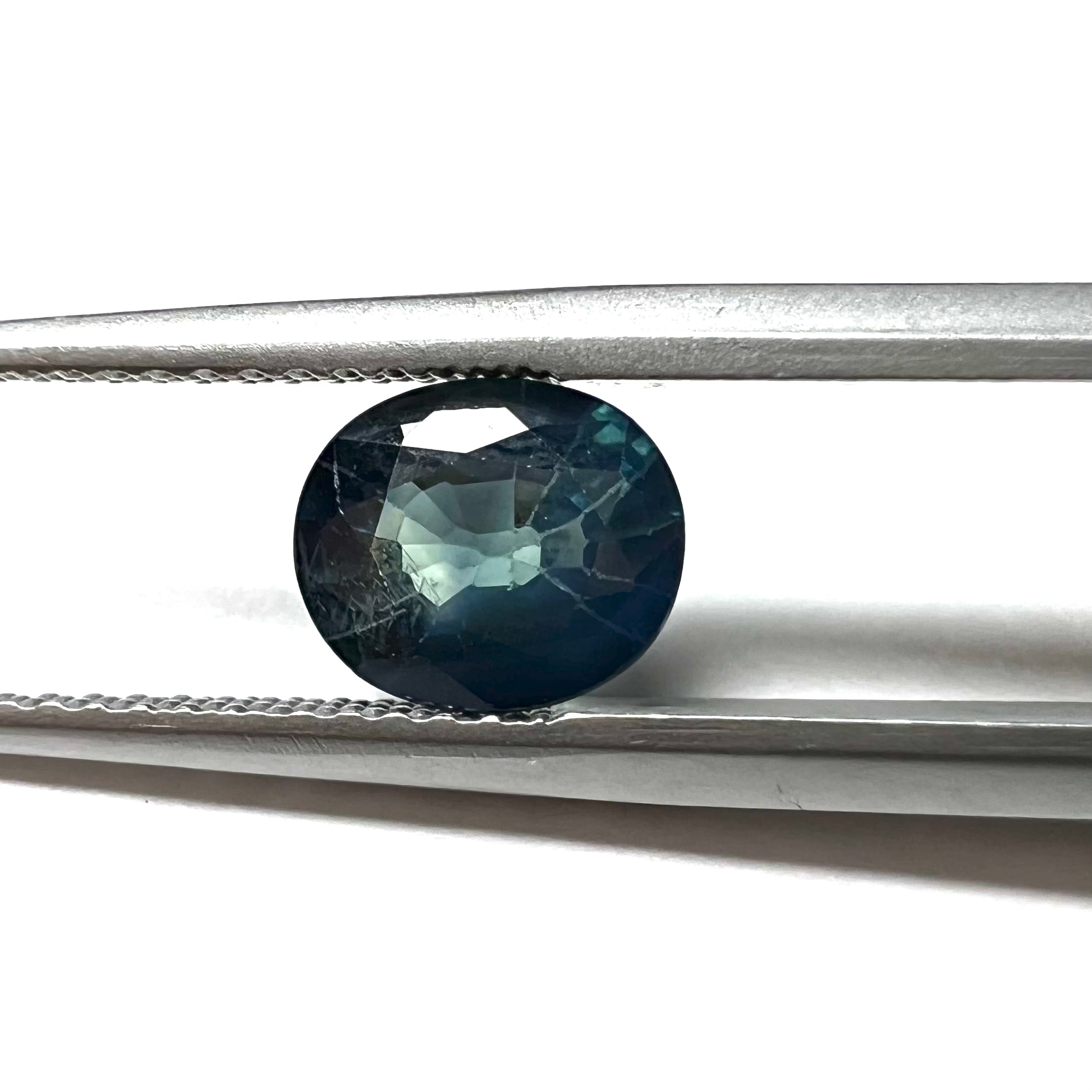 1.25CTW Loose Blue Oval Sapphire 7x6x3mmEarth mined Gemstone