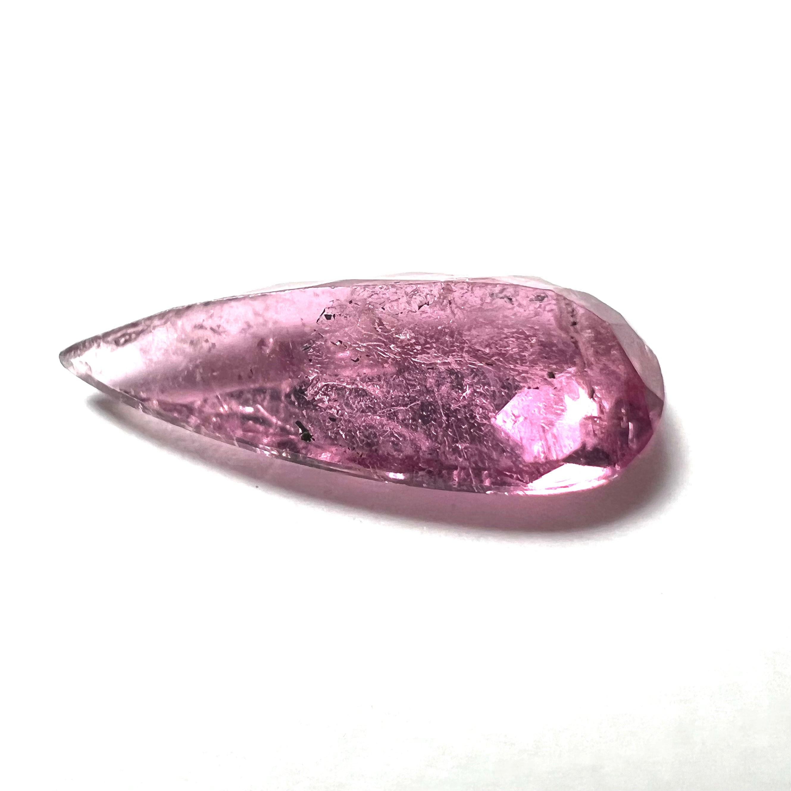 2.22CTW Natural Pear Cut Tourmaline 14x6x4mm Earth mined Gemstone