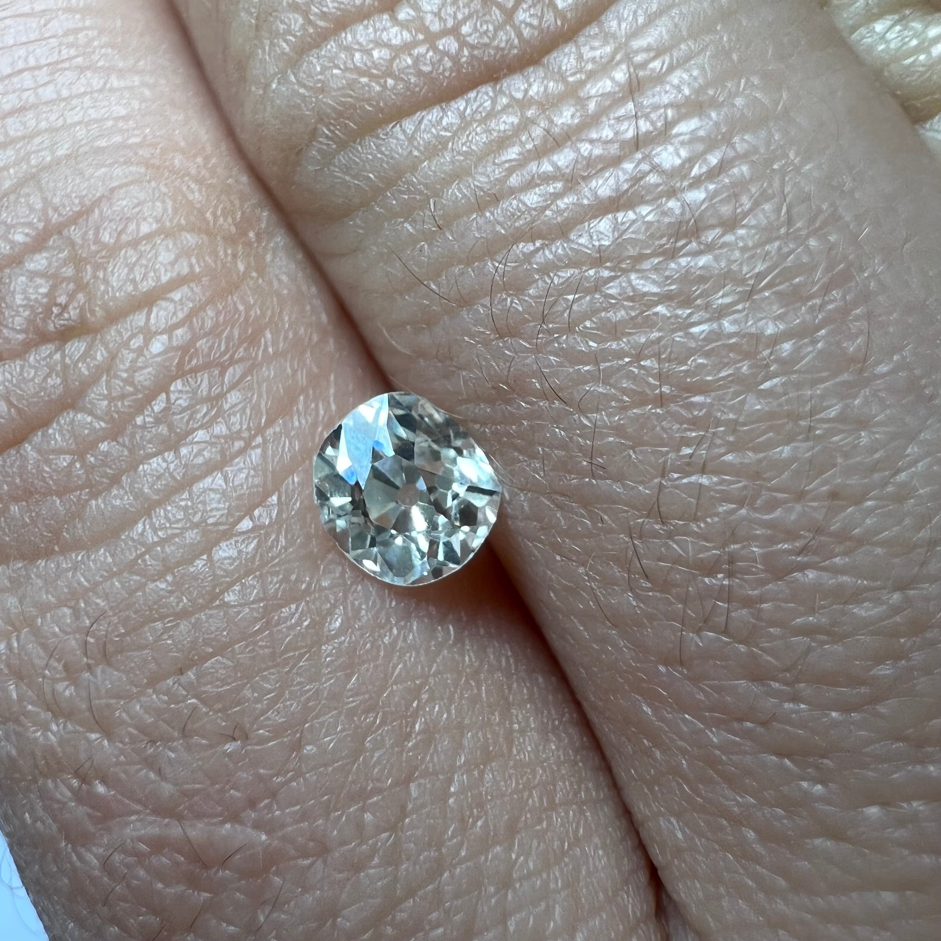 .74CT Old Mine Brilliant Cut Diamond K SI1 5.69x5.21x3.82mm Natural Earth mined