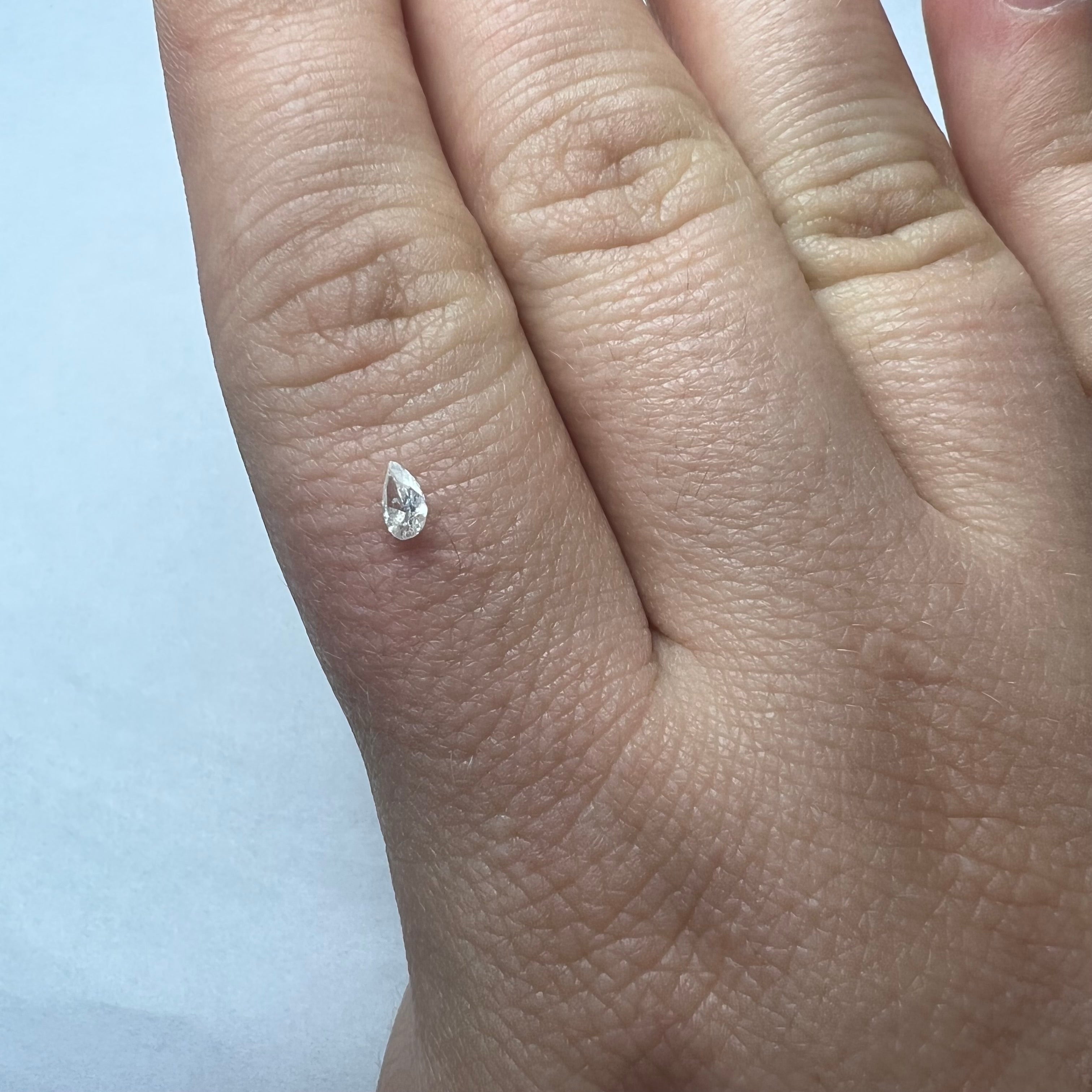 .15CT Pear Diamond G I1 4.81x2.99x1.66mm Natural Earth mined