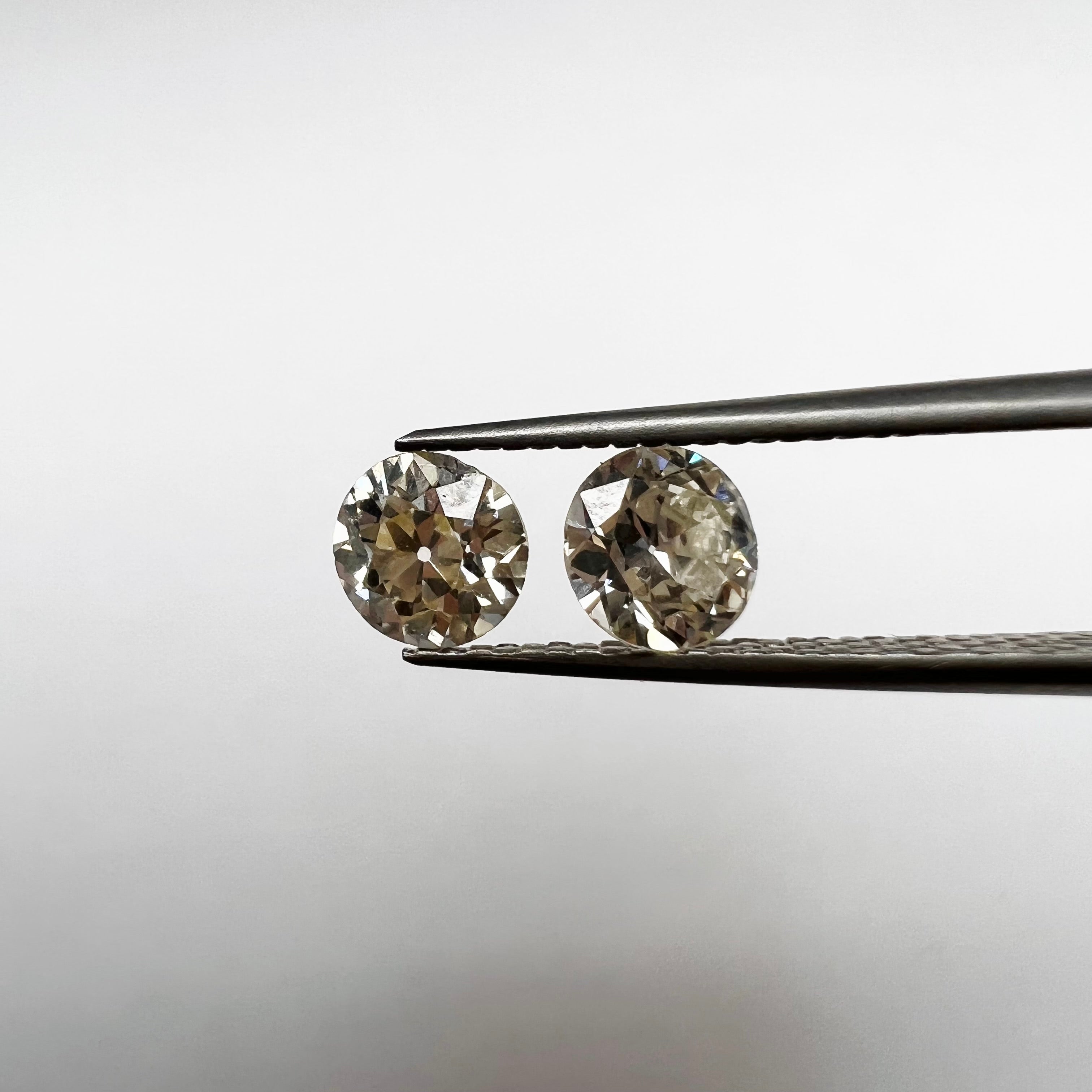 1CTW Old Mine Cut Diamond K/M VS1 5mm Natural Earth mined