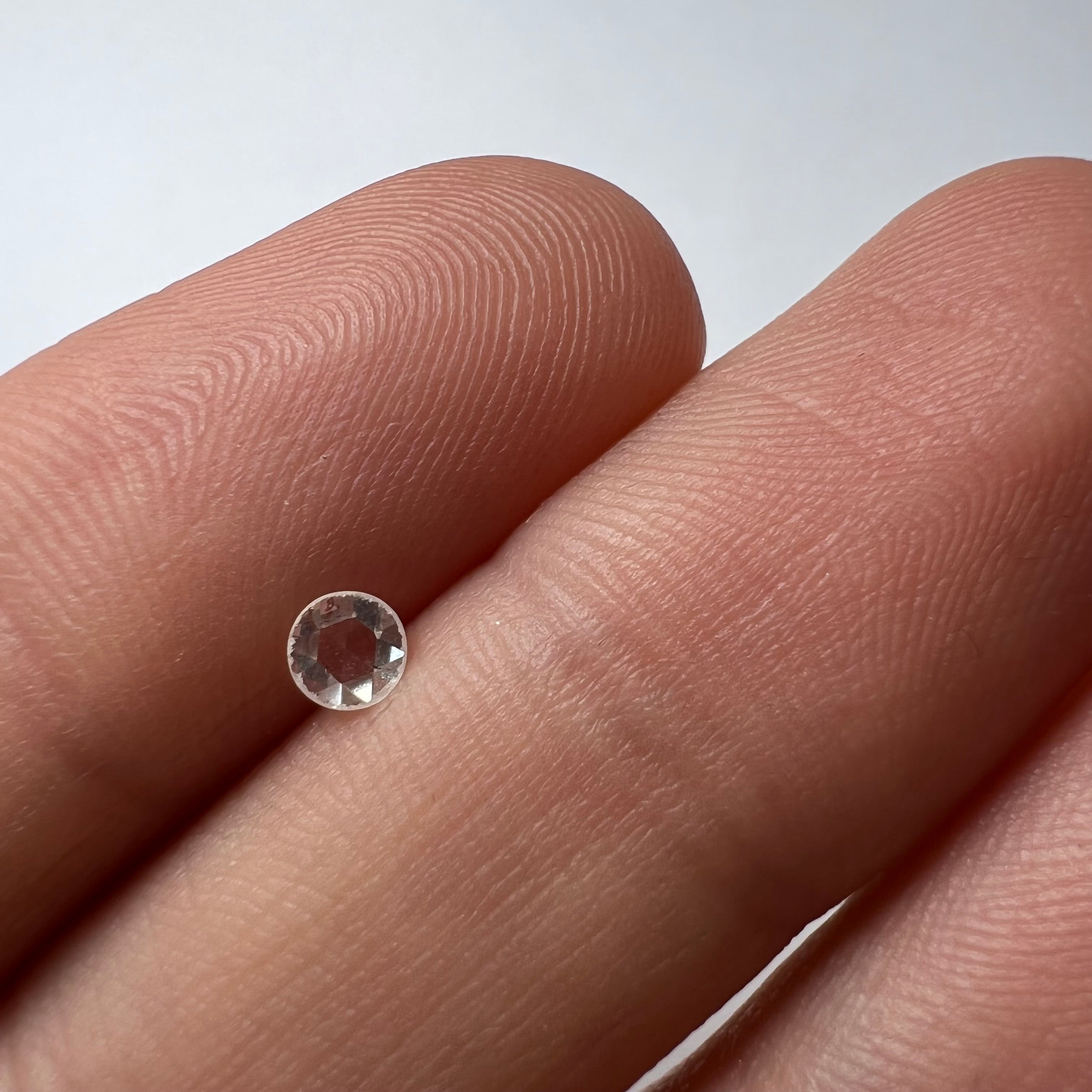 .14CT Rose Cut Diamond F I2 3.65x1.11mm Natural Earth mined