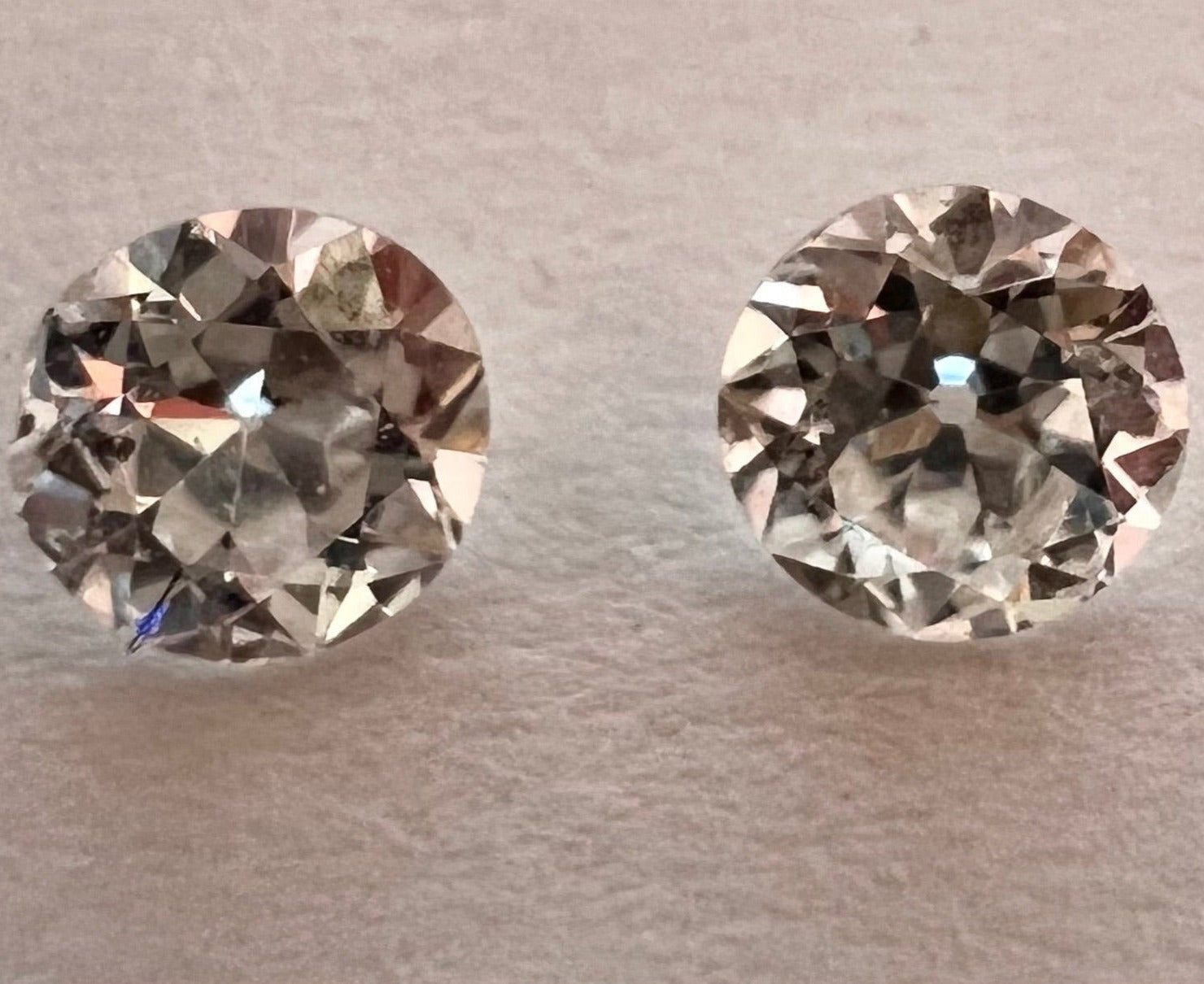 .38ctw Old Mine Cut Diamond I VS1 3.5mm Natural Earth mined