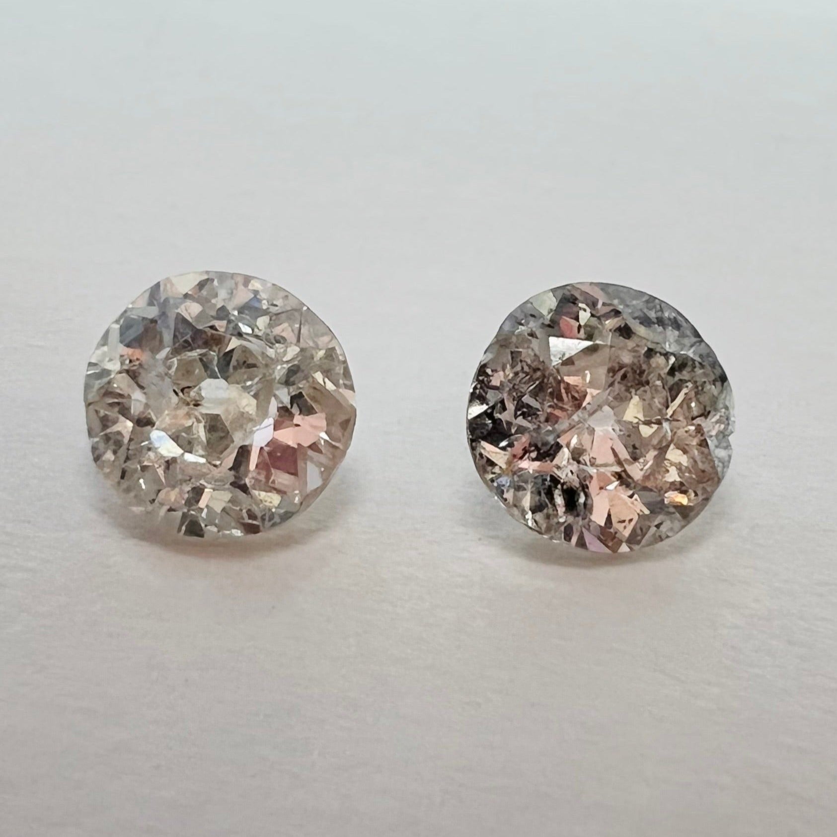 1.12CT Old Mine Cut Diamond H/J I2 5.5mm Natural Earth mined